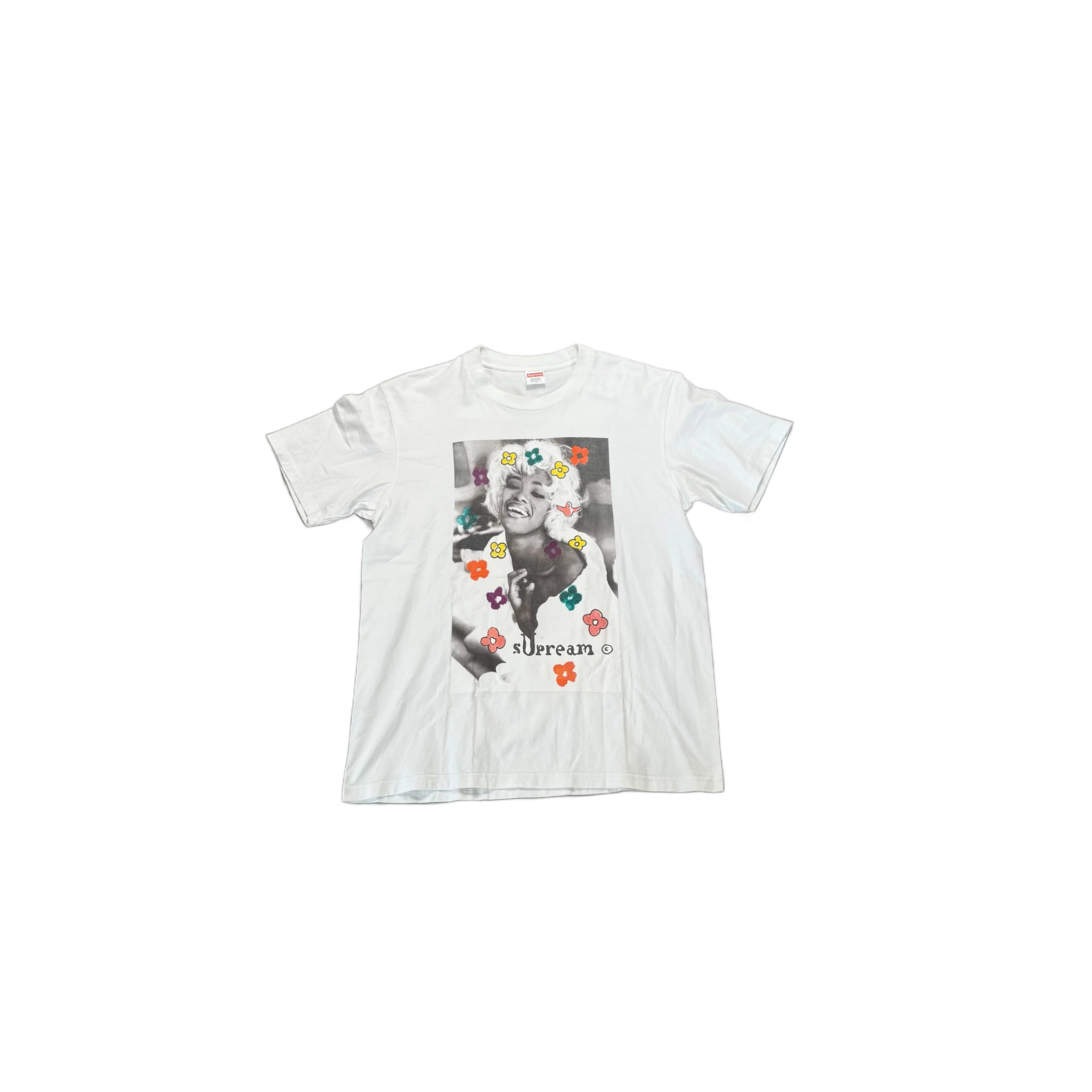 White Supreme Tee - L