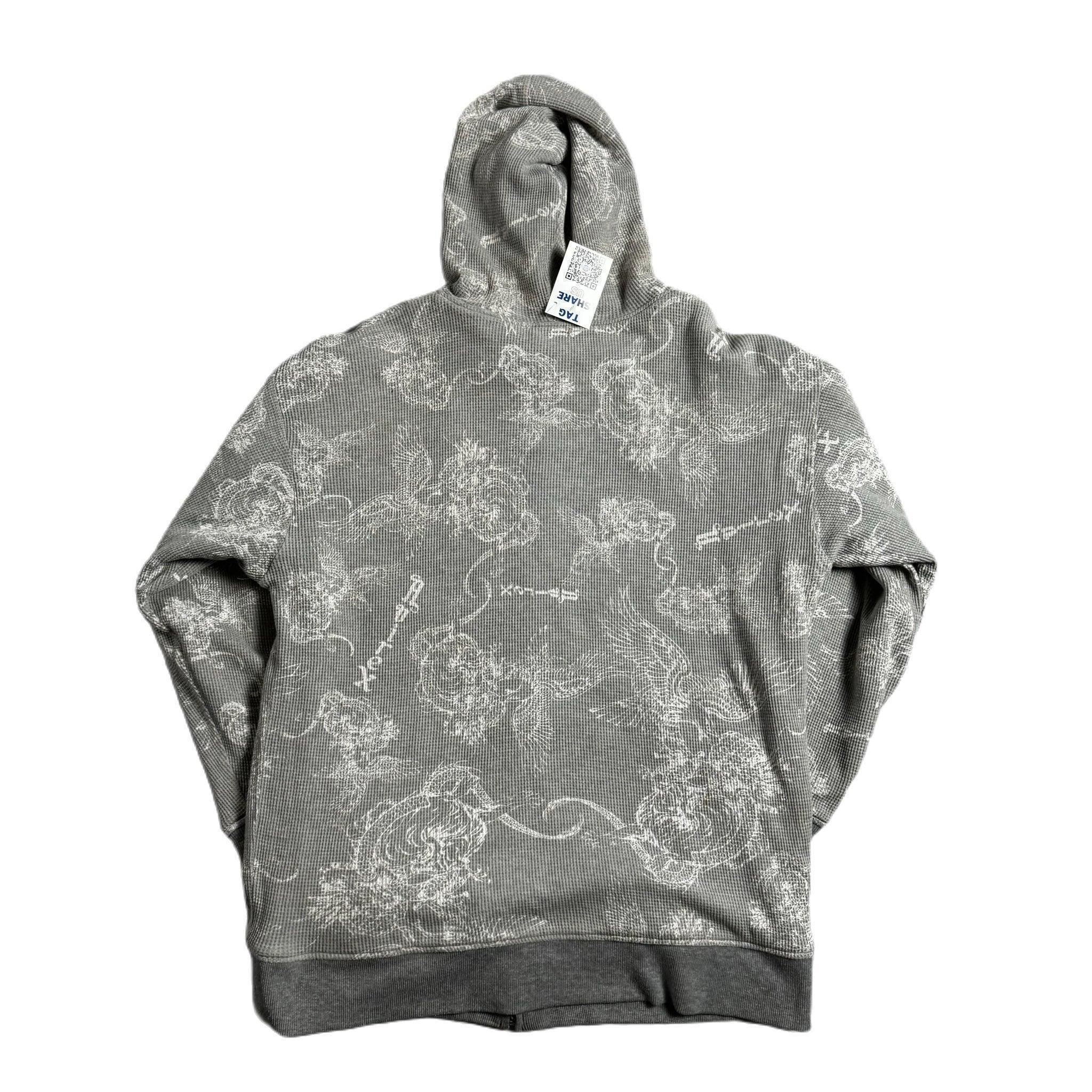 Vintage Avirex Reversible Full Zip Hoodie - XL