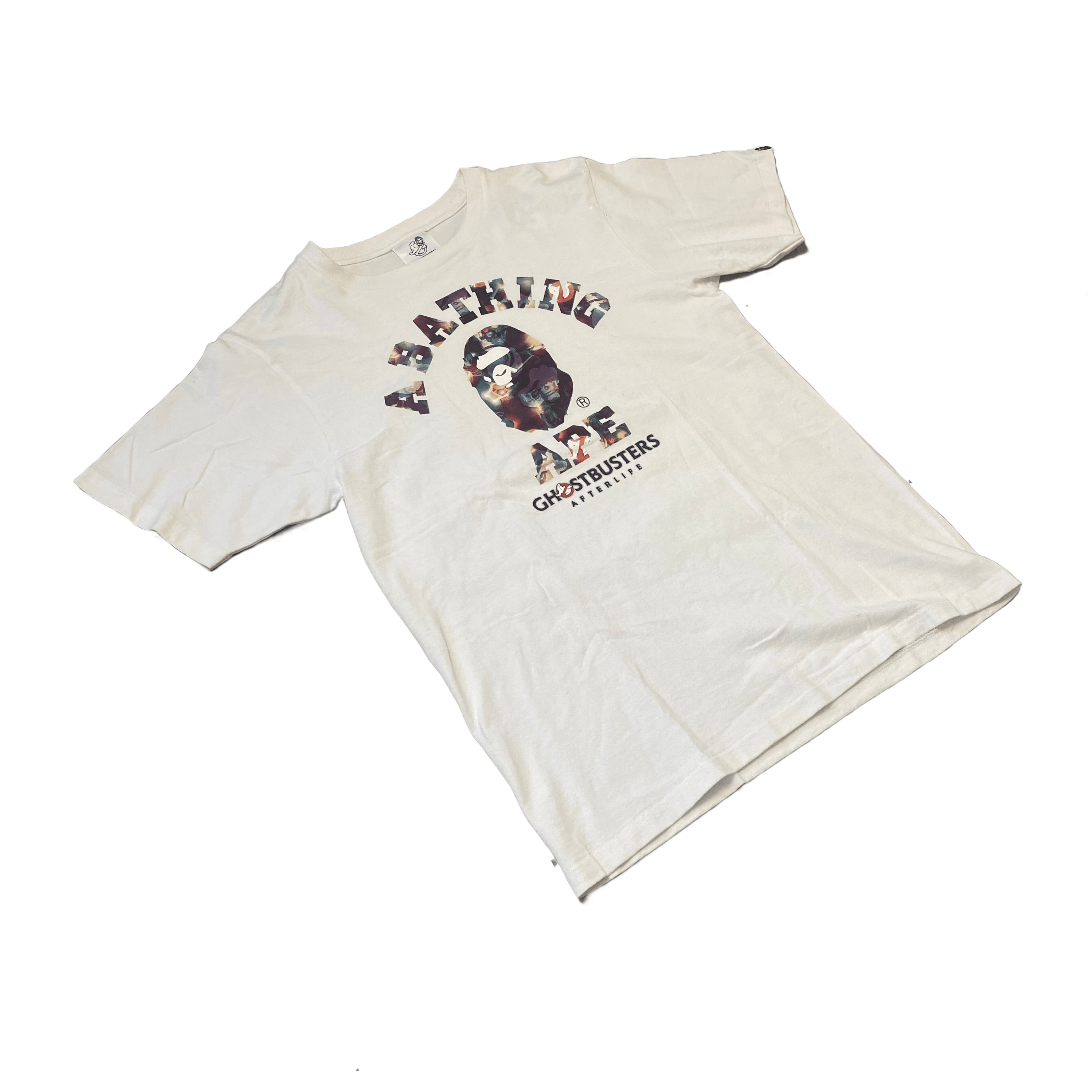 White A Bathing Ape (BAPE) x Ghostbusters Tee - S