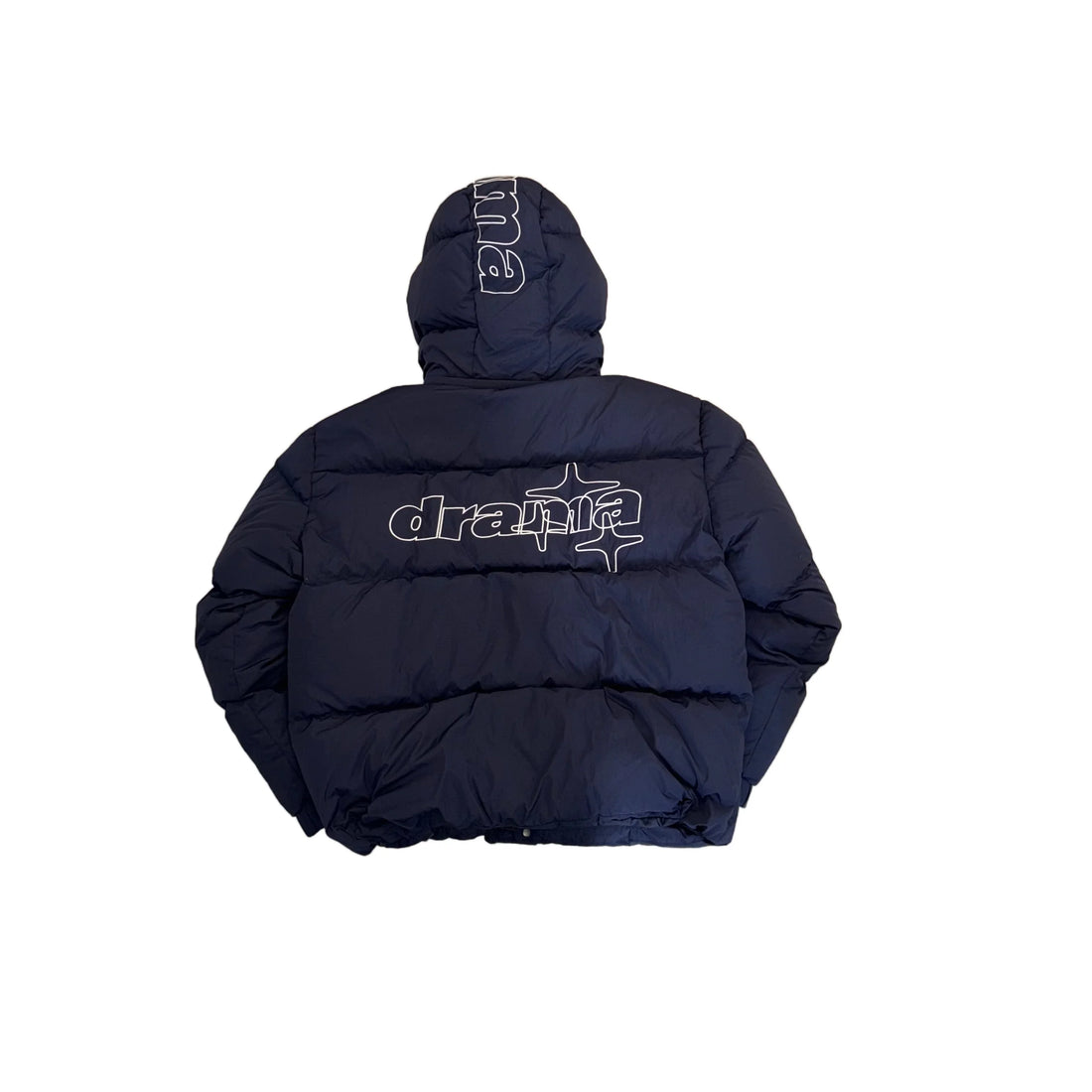 Blue Drama Call Puffer Coat - M
