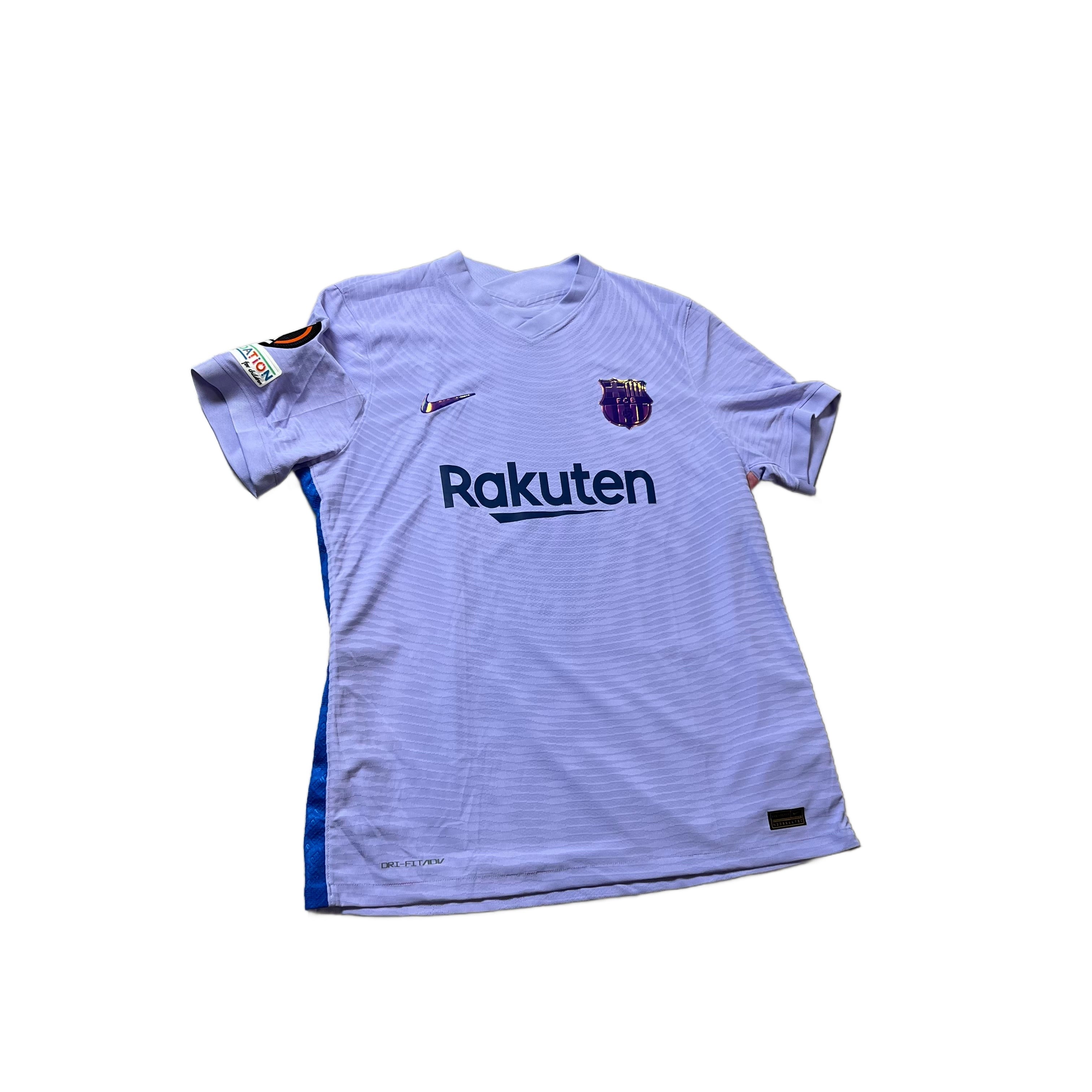 2021 - 22 Barcelona Away 'De.Jong' Shirt - XL