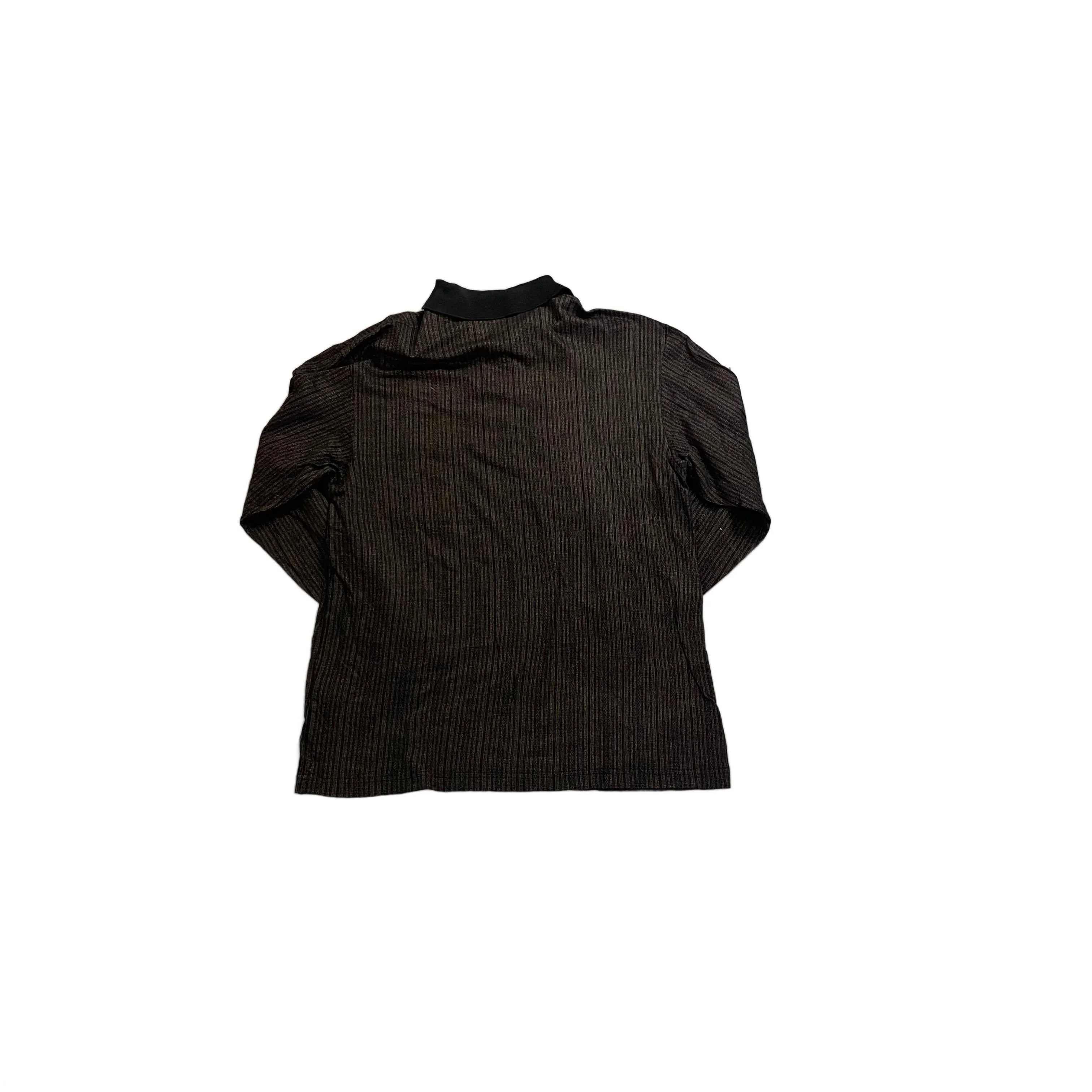 Vintage Balenciaga Long Sleeve Polo Shirt - L