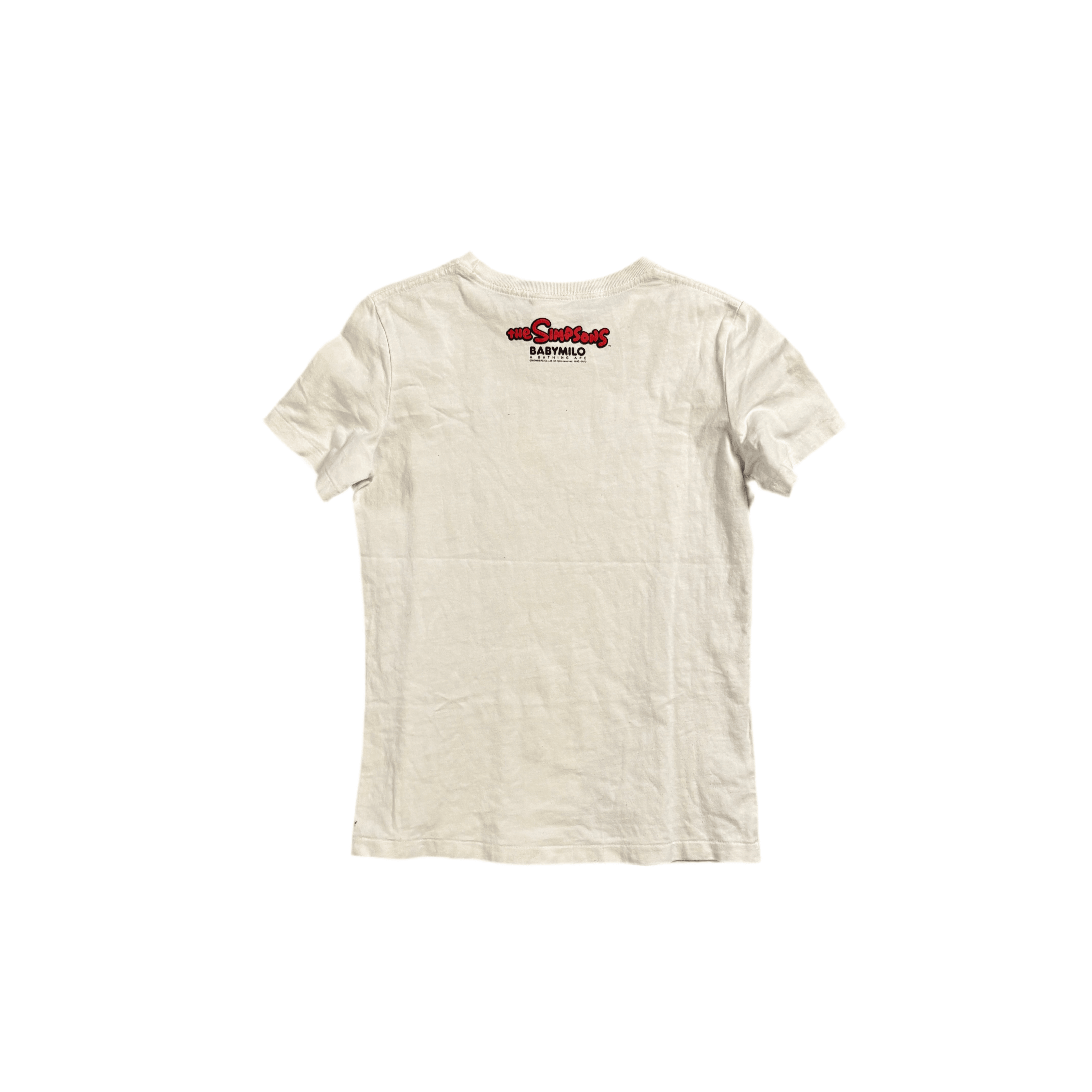 Women’s White A Bathing Ape (BAPE) x The Simpsons Tee - S