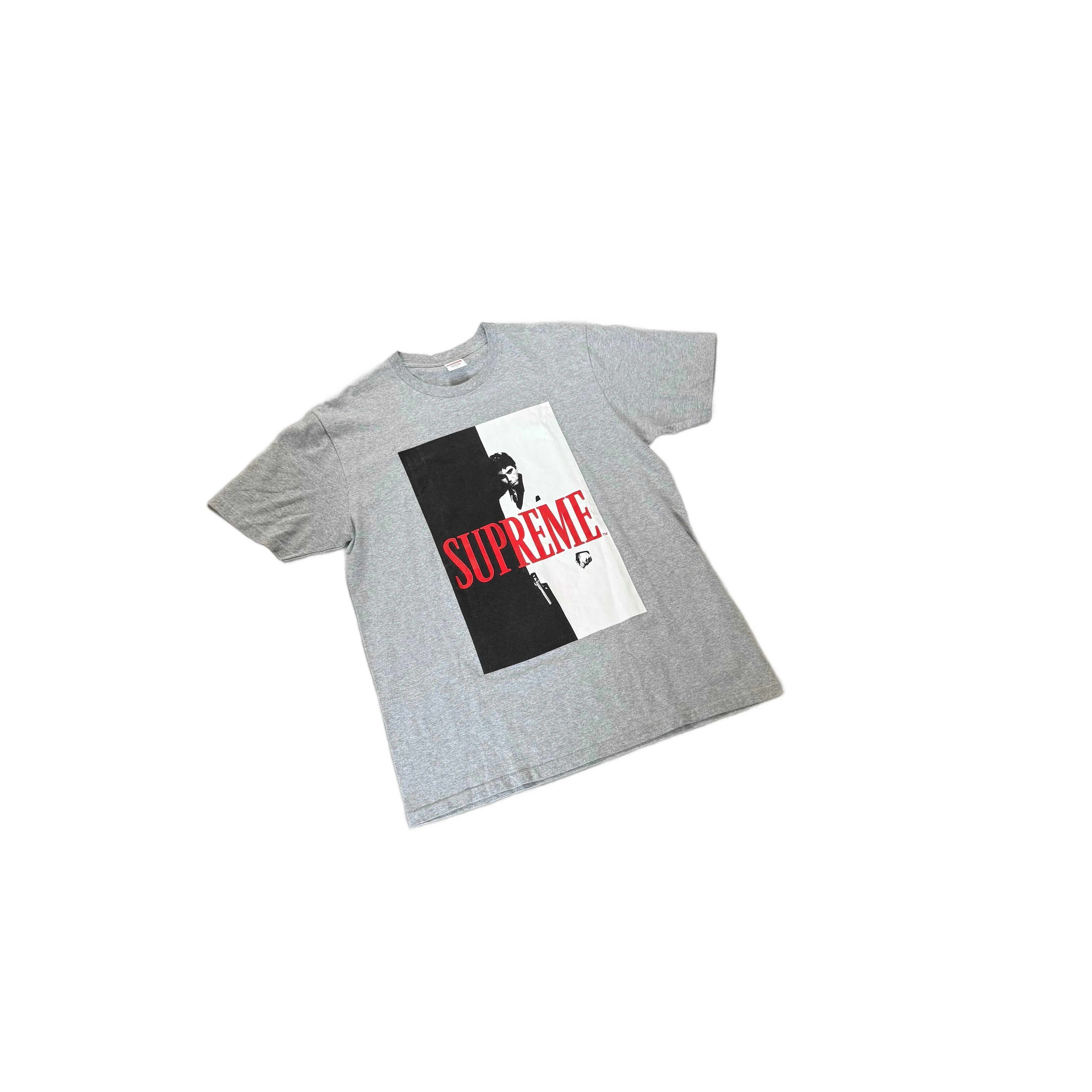 Grey Supreme x Scarface Tee - L