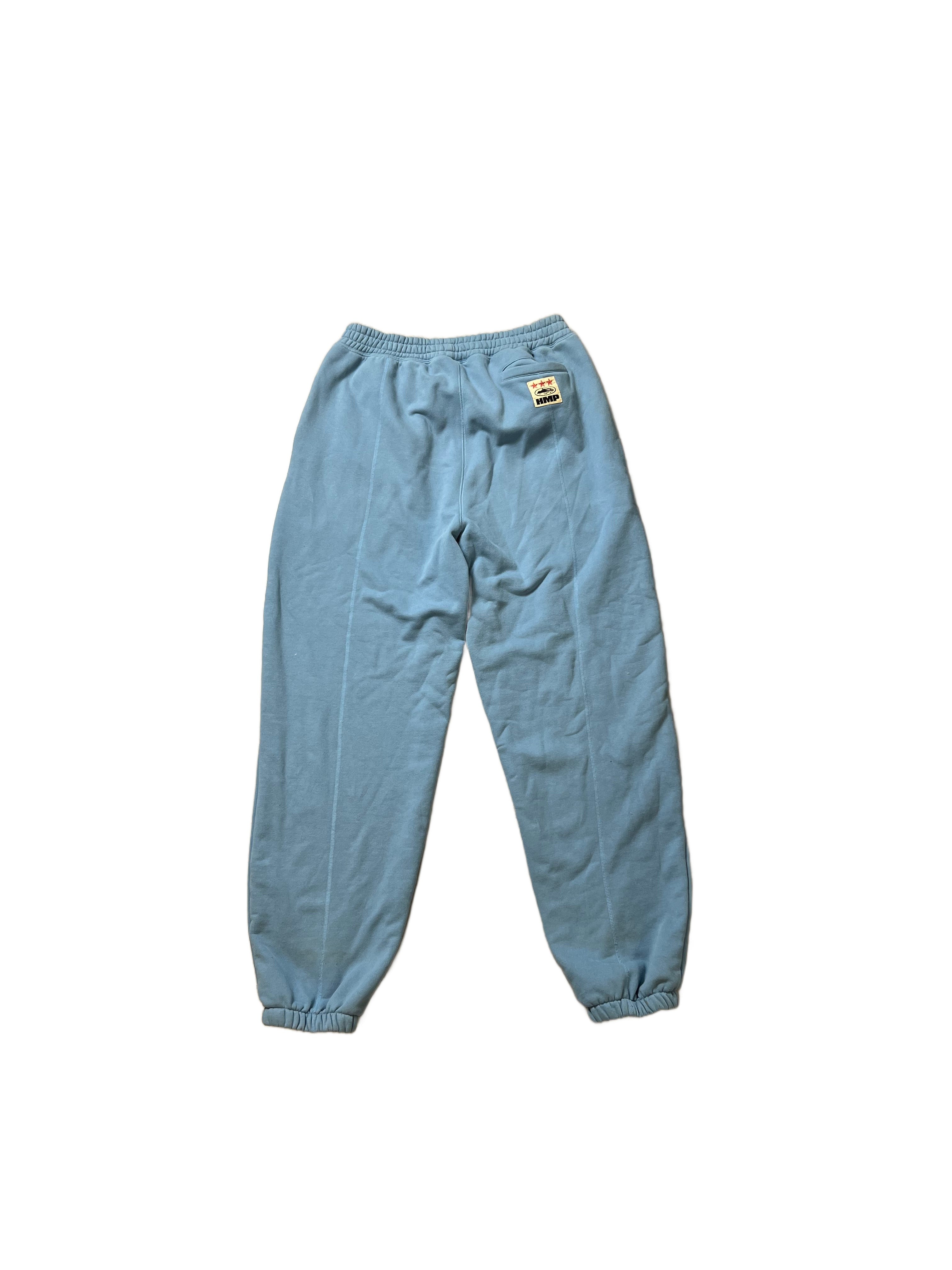 Baby Blue Corteiz Joggers - XL