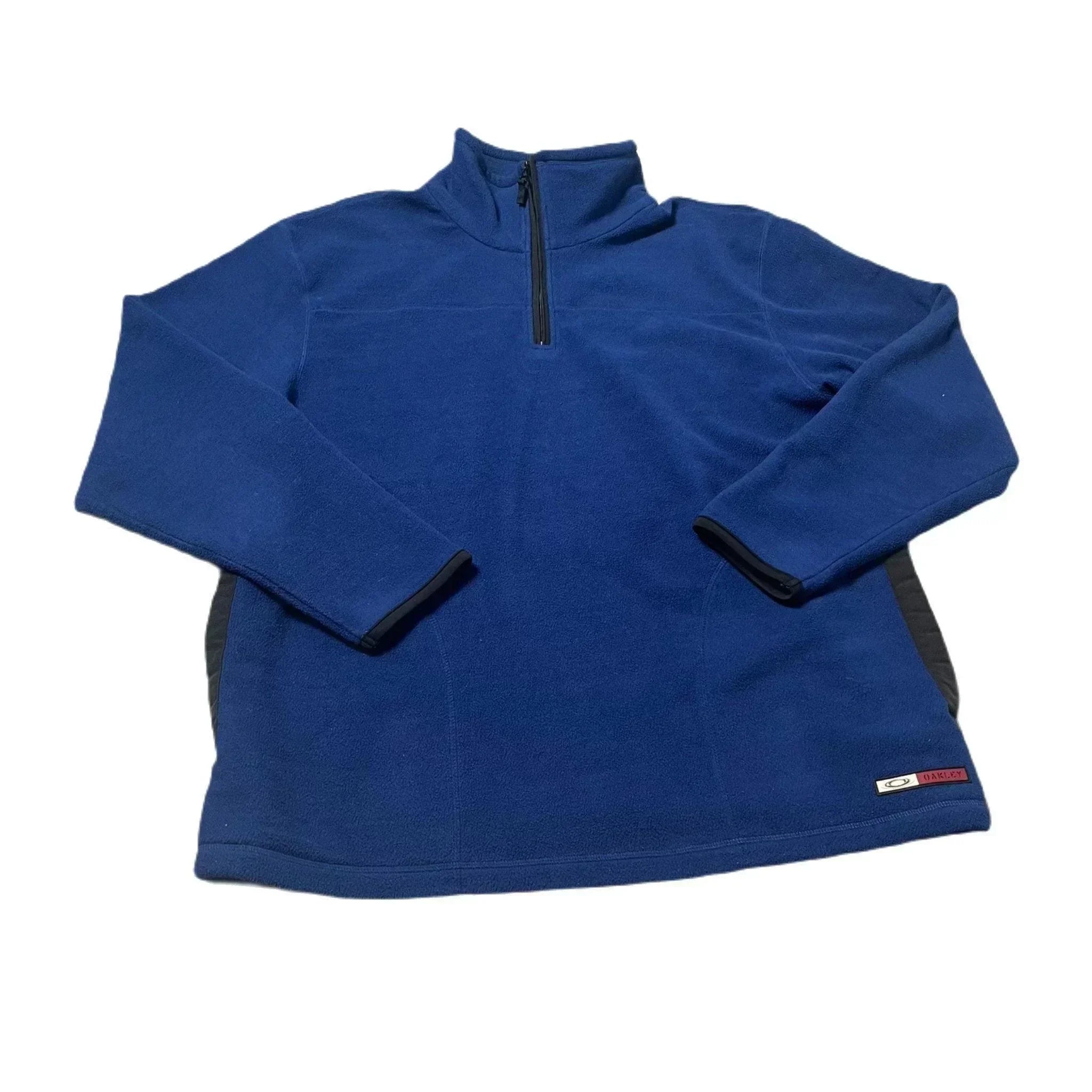 Vintage Blue Oakley 1/4 Zip Fleece - XL
