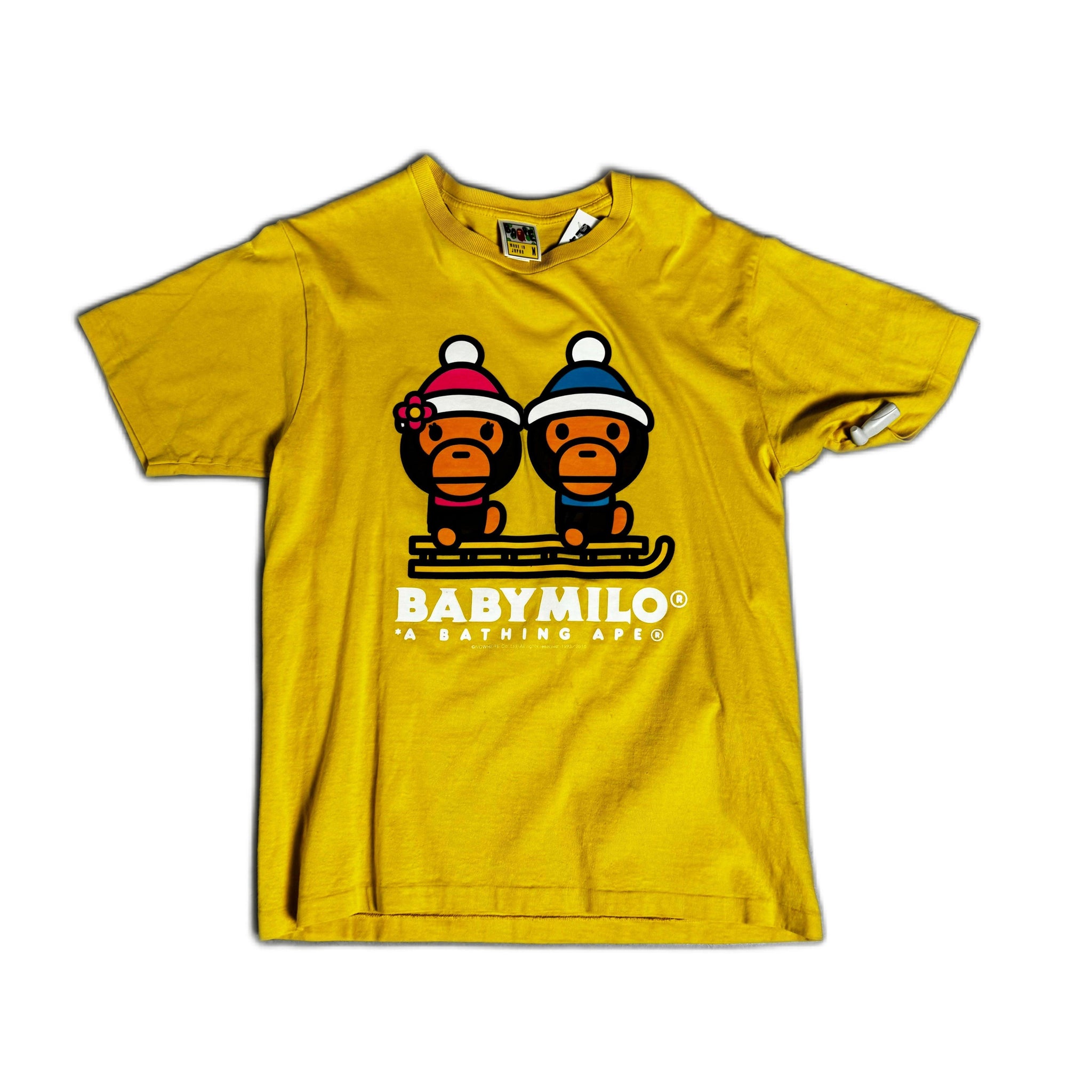 Yellow A Bathing Ape (BAPE) Tee - M
