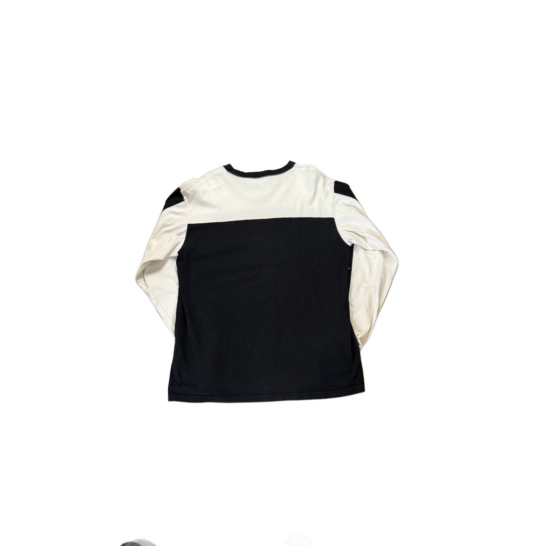 Black + White A Bathing Ape (BAPE) Long Sleeve Tee - L