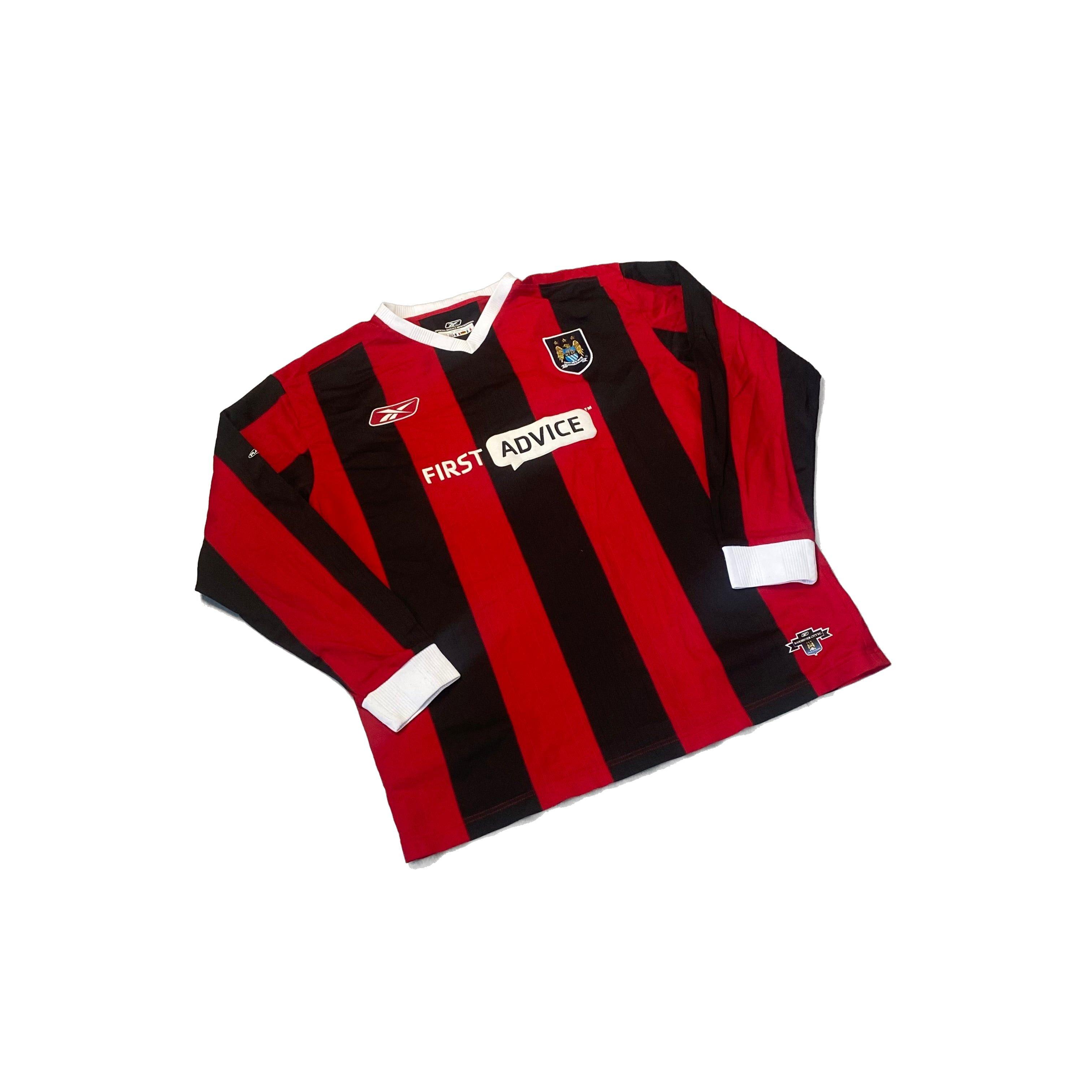 2003 - 05 Manchester City Long Sleeve 'Away' Shirt - XXL
