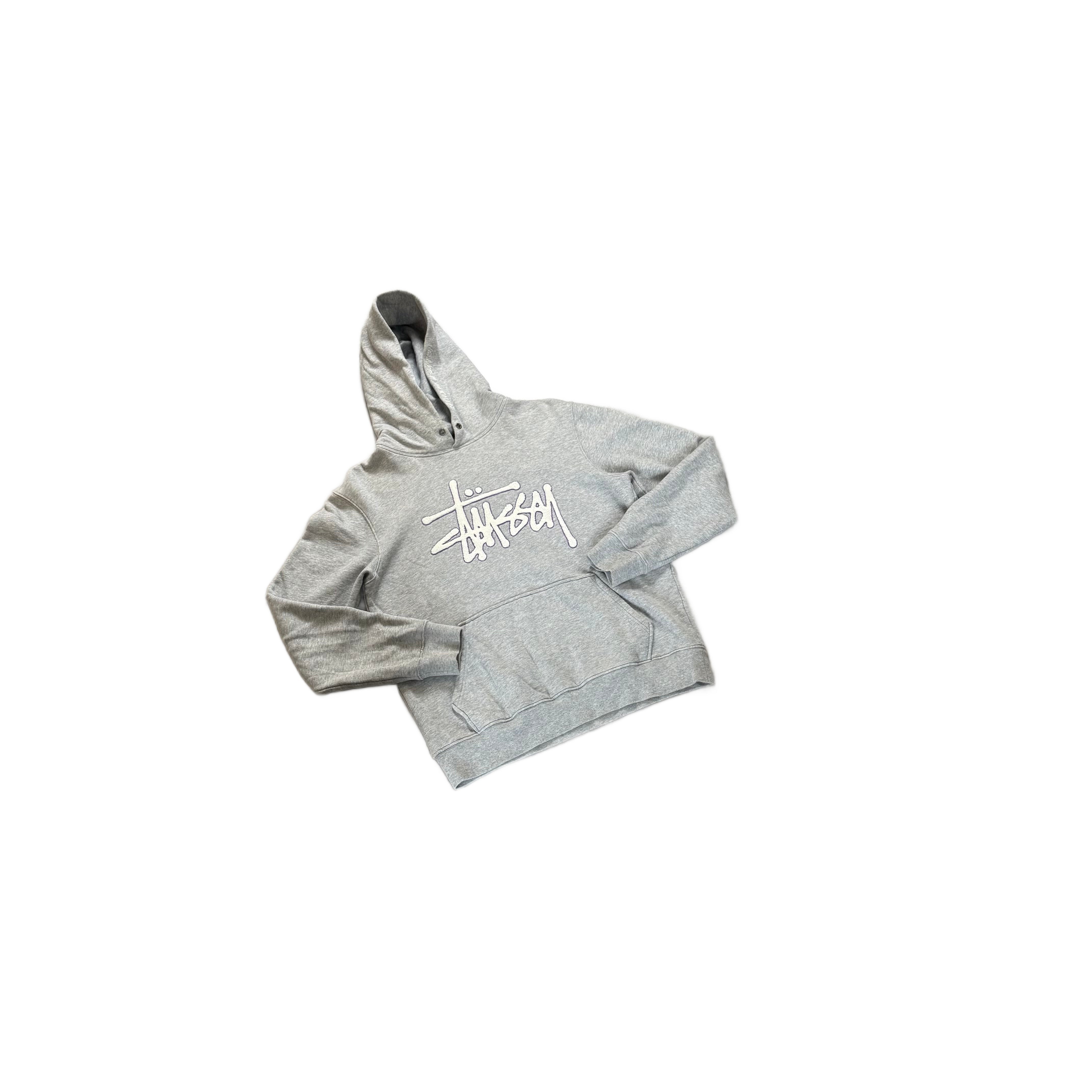 Grey Stussy Hoodie - S
