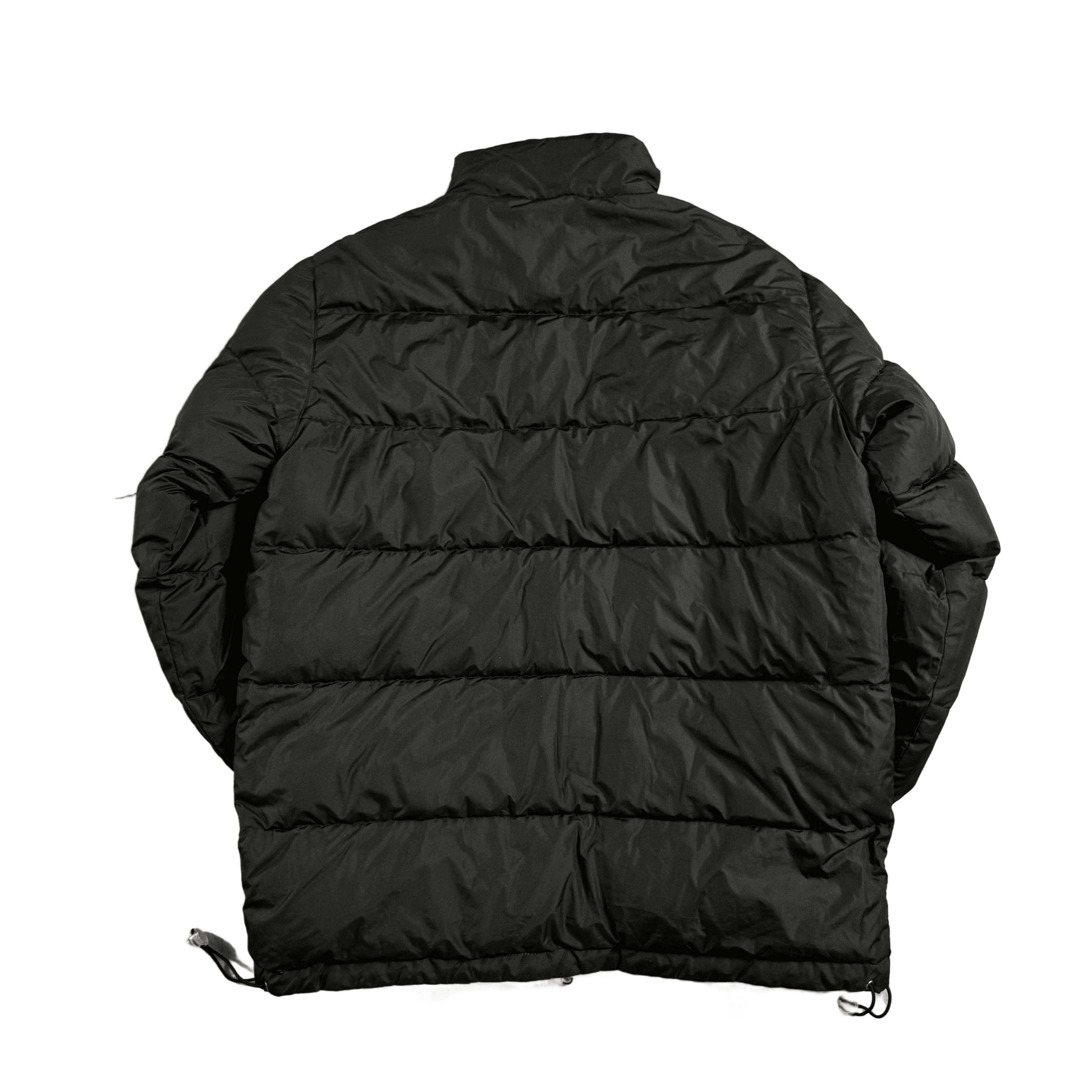 Vintage Grey + Black Balenciaga Puffer Coat - L