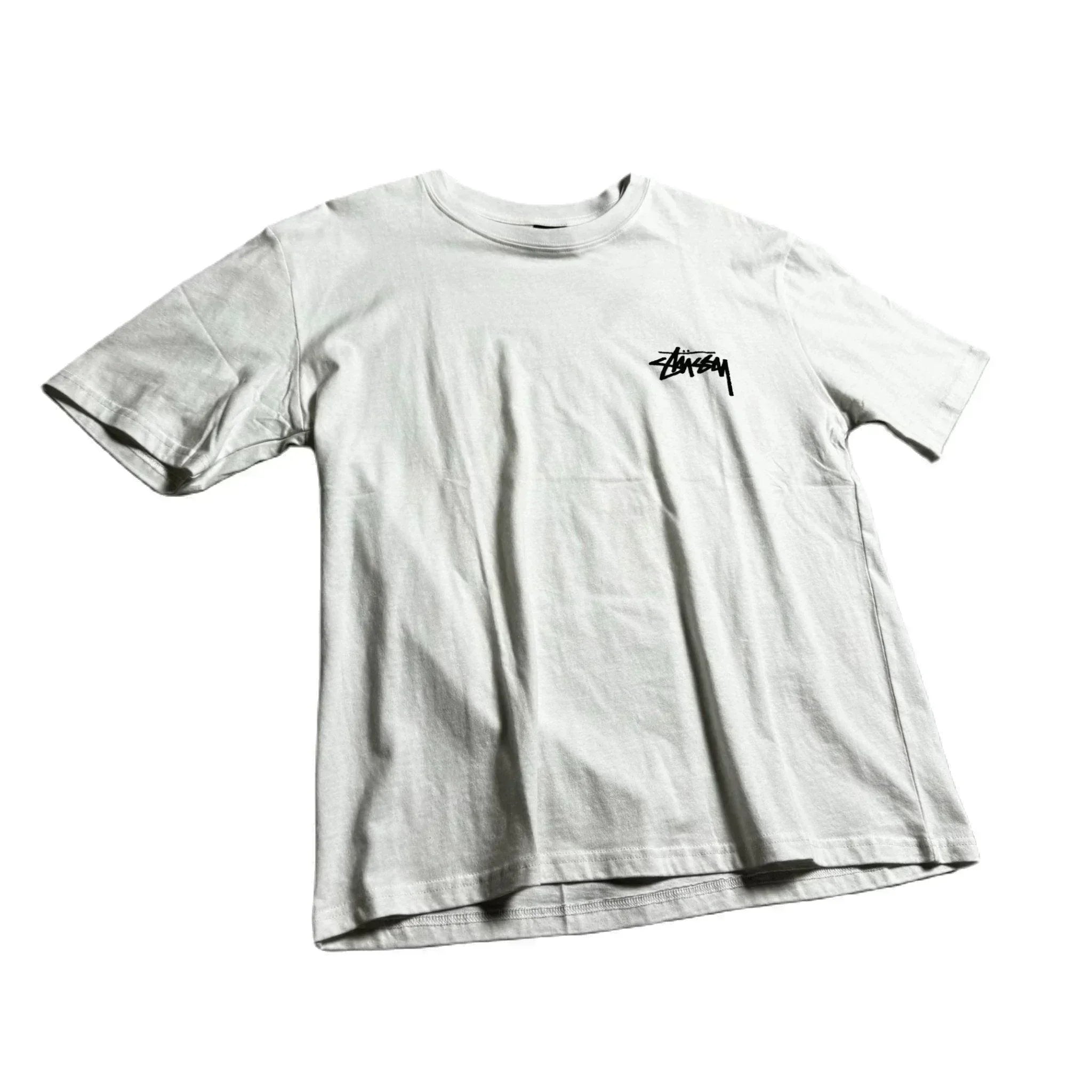 White Stussy Tee - L