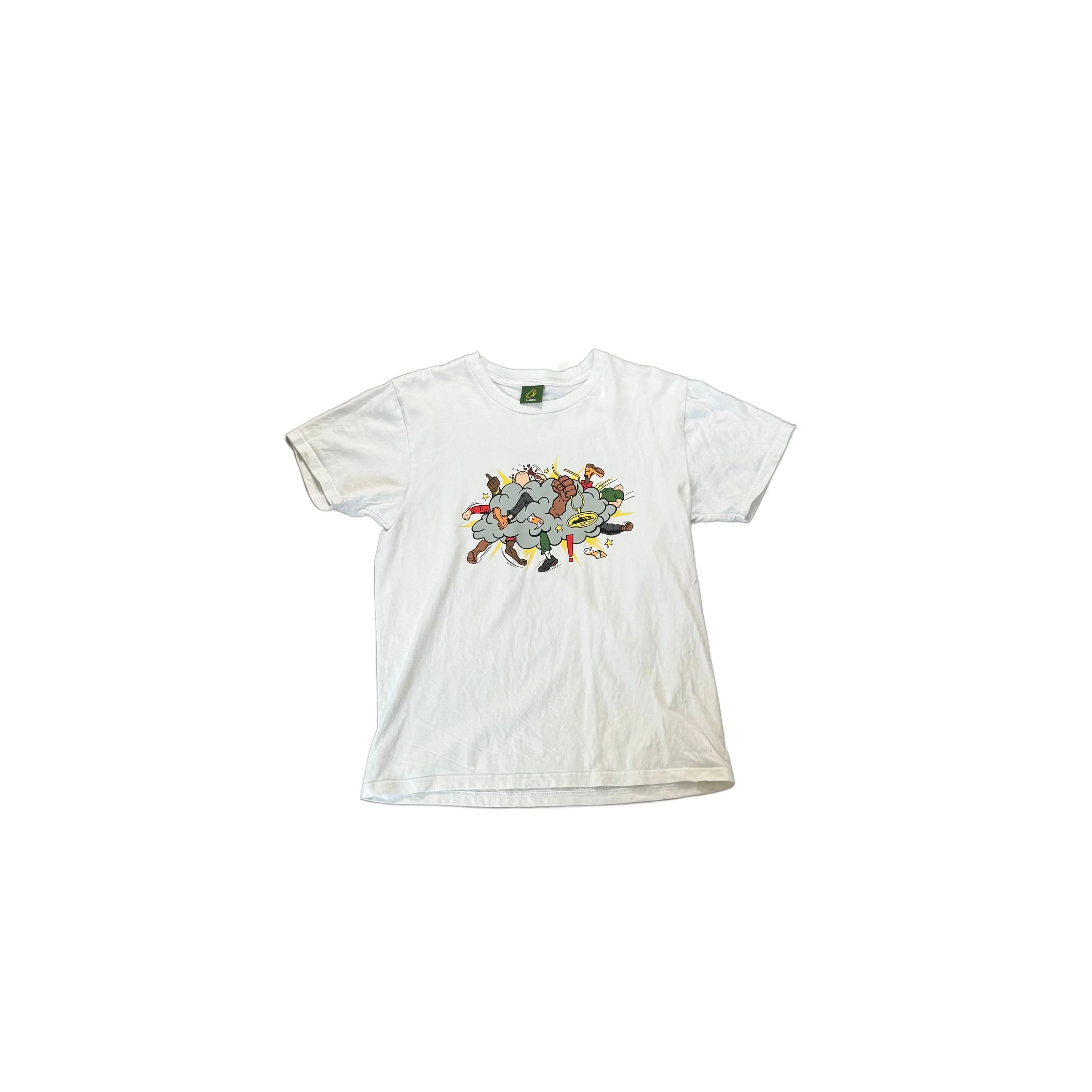 White Corteiz Tee - L