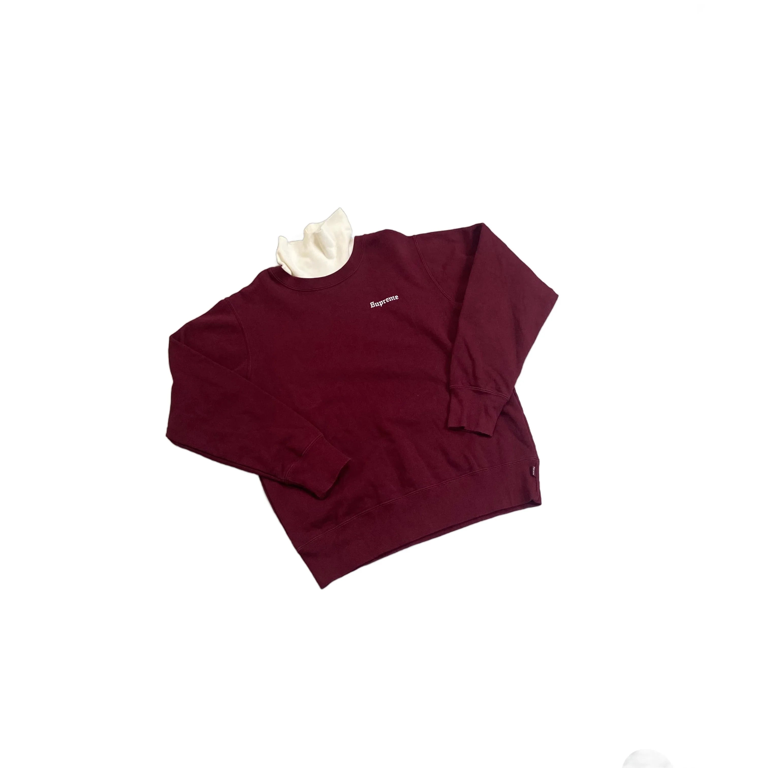 Burgundy Supreme Sweatshirt - S