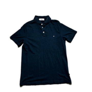 Navy Blue Stone Island Polo Shirt - XL