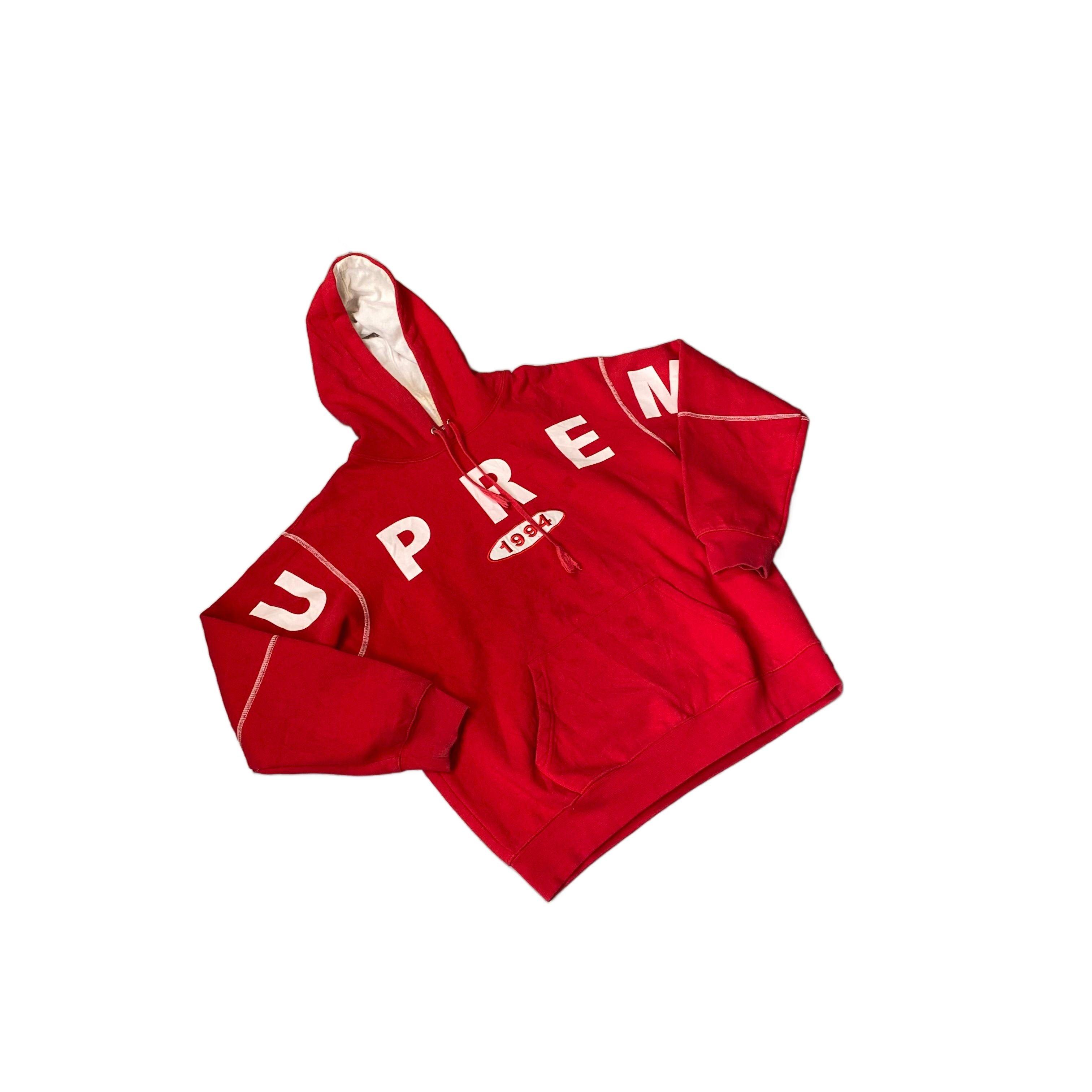 Red Supreme Hoodie - M