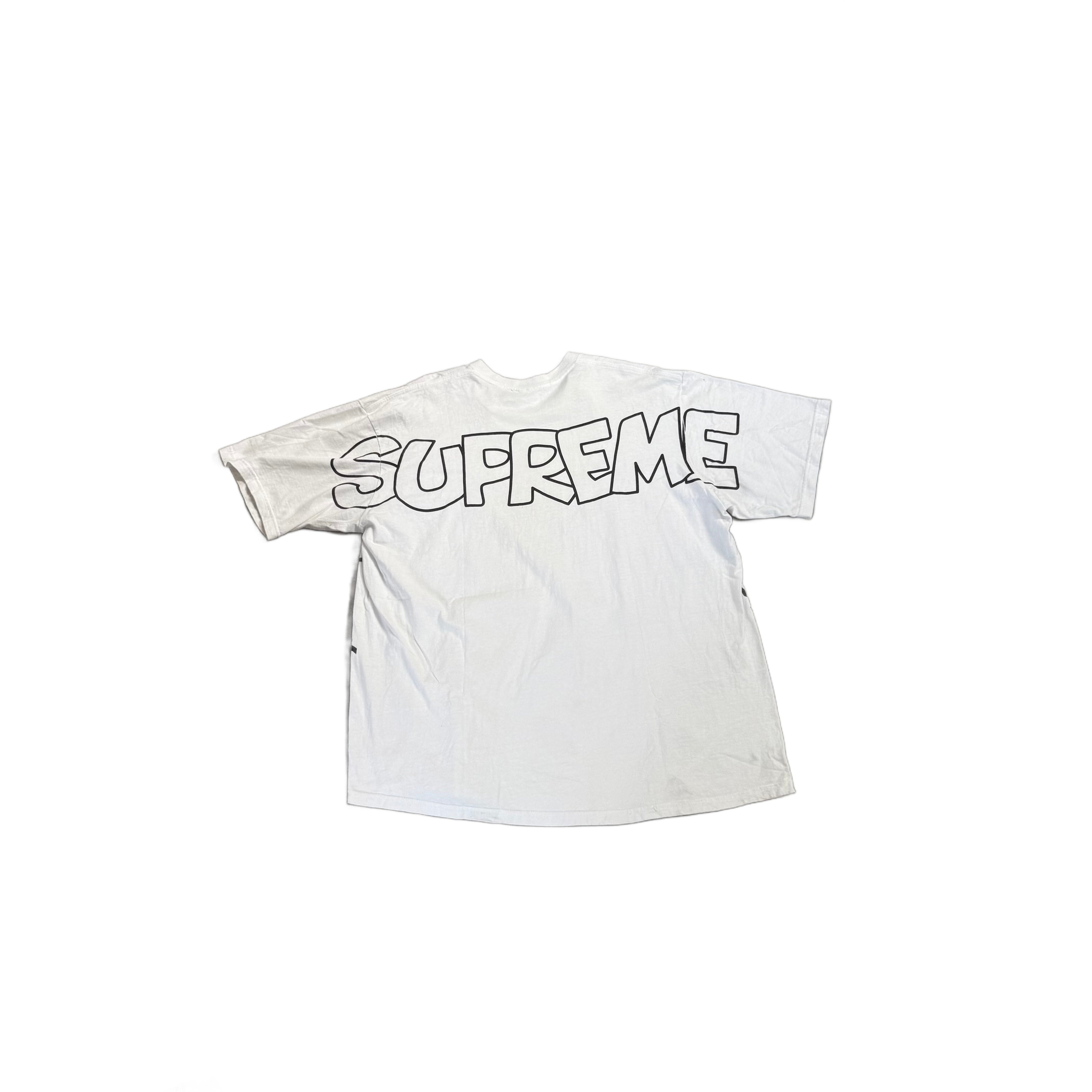 White Supreme Smurfs Tee - XL