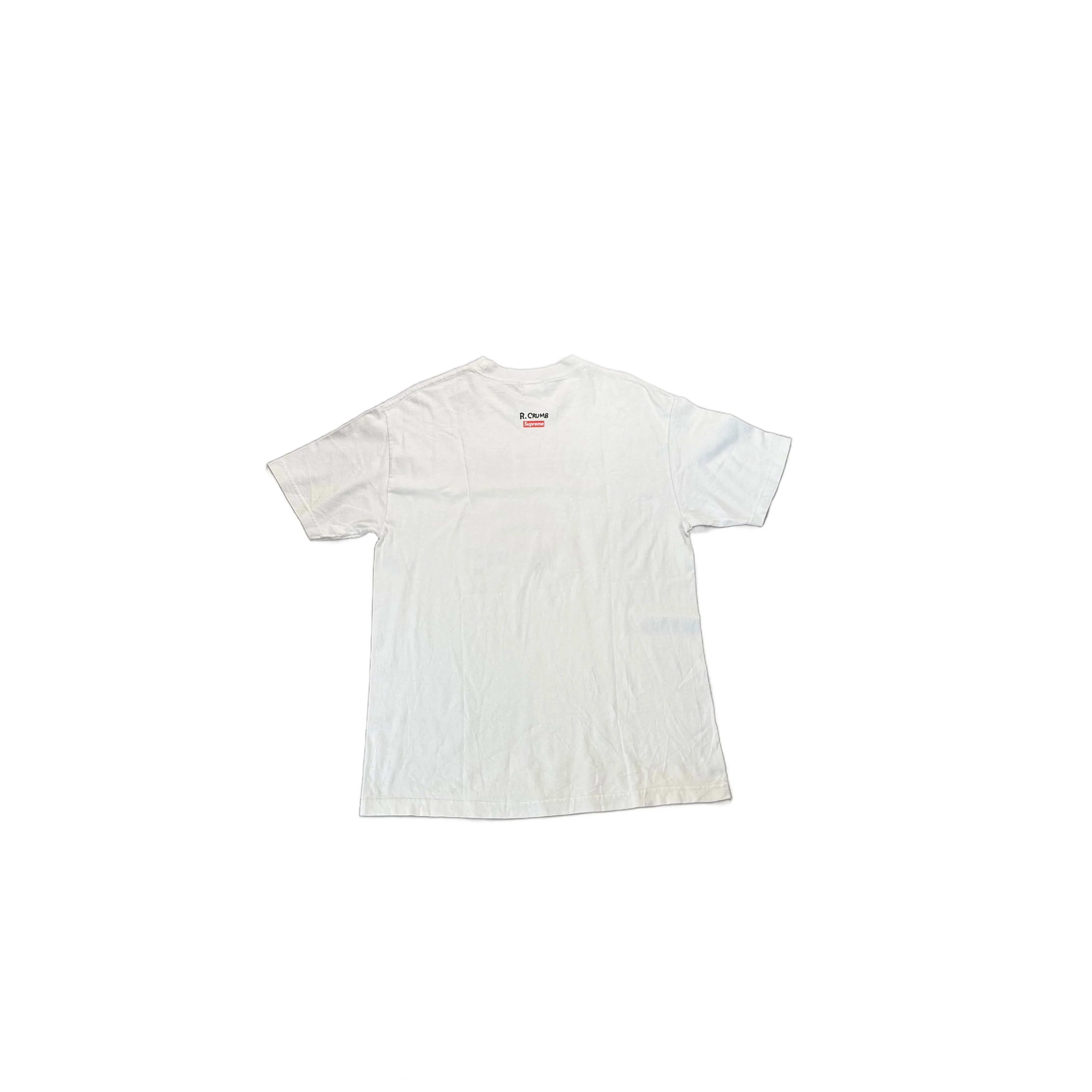 White Supreme Tee - L