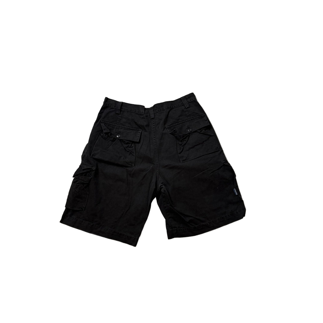 Black Stussy Cargo Shorts - W36
