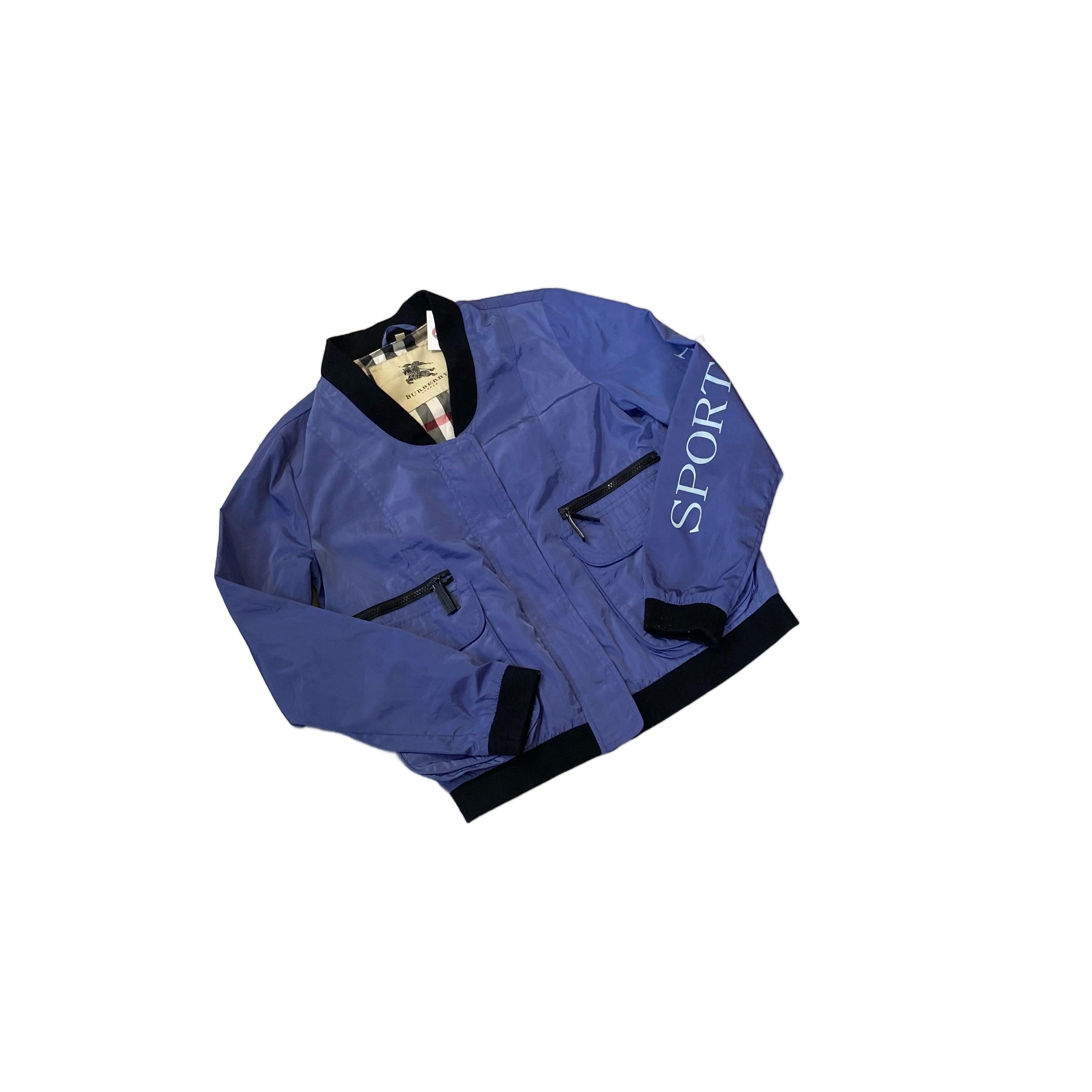 Vintage Blue Burberry Jacket - L