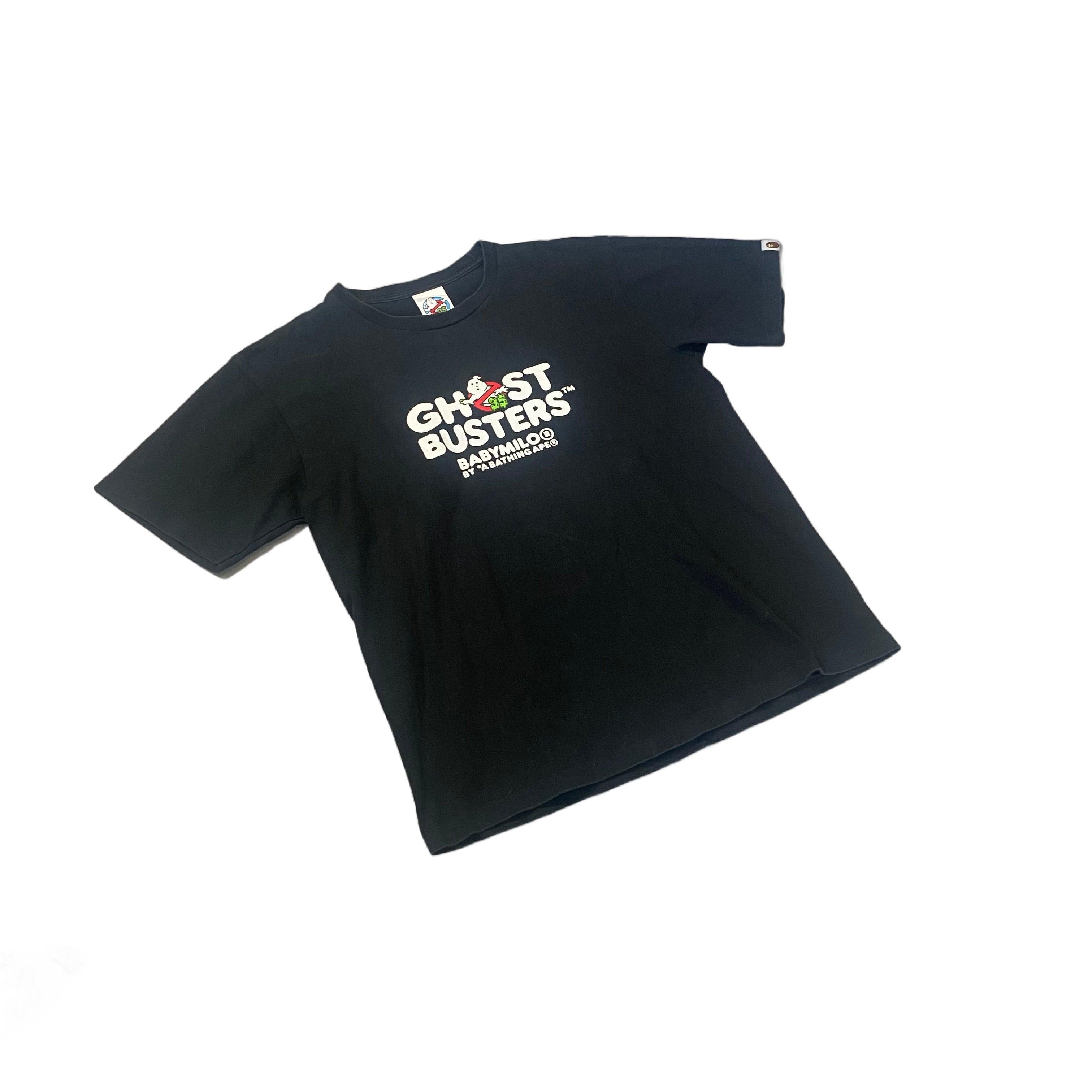 Black A Bathing Ape (BAPE) x Ghostbusters Tee - L