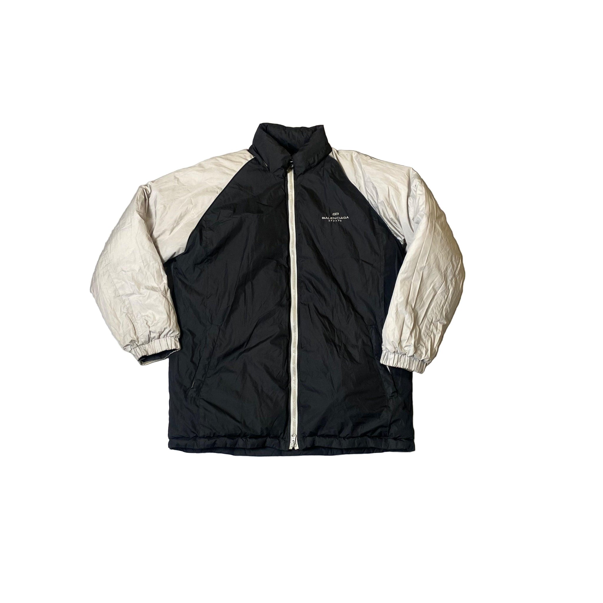 Black Balenciaga Reversible Puffer Coat - L
