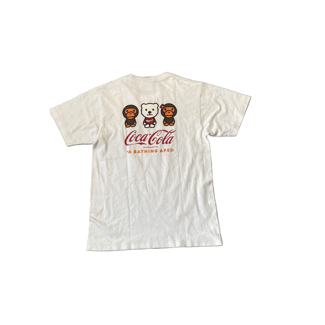 White A Bathing Ape (BAPE) x Coca-Cola Tee - S