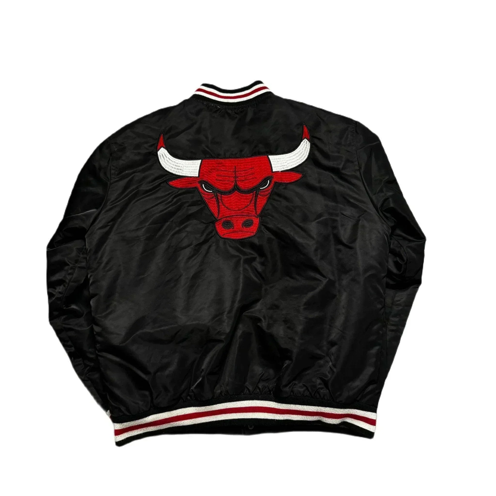 Vintage Black Chicago Bulls NBA Jacket - M