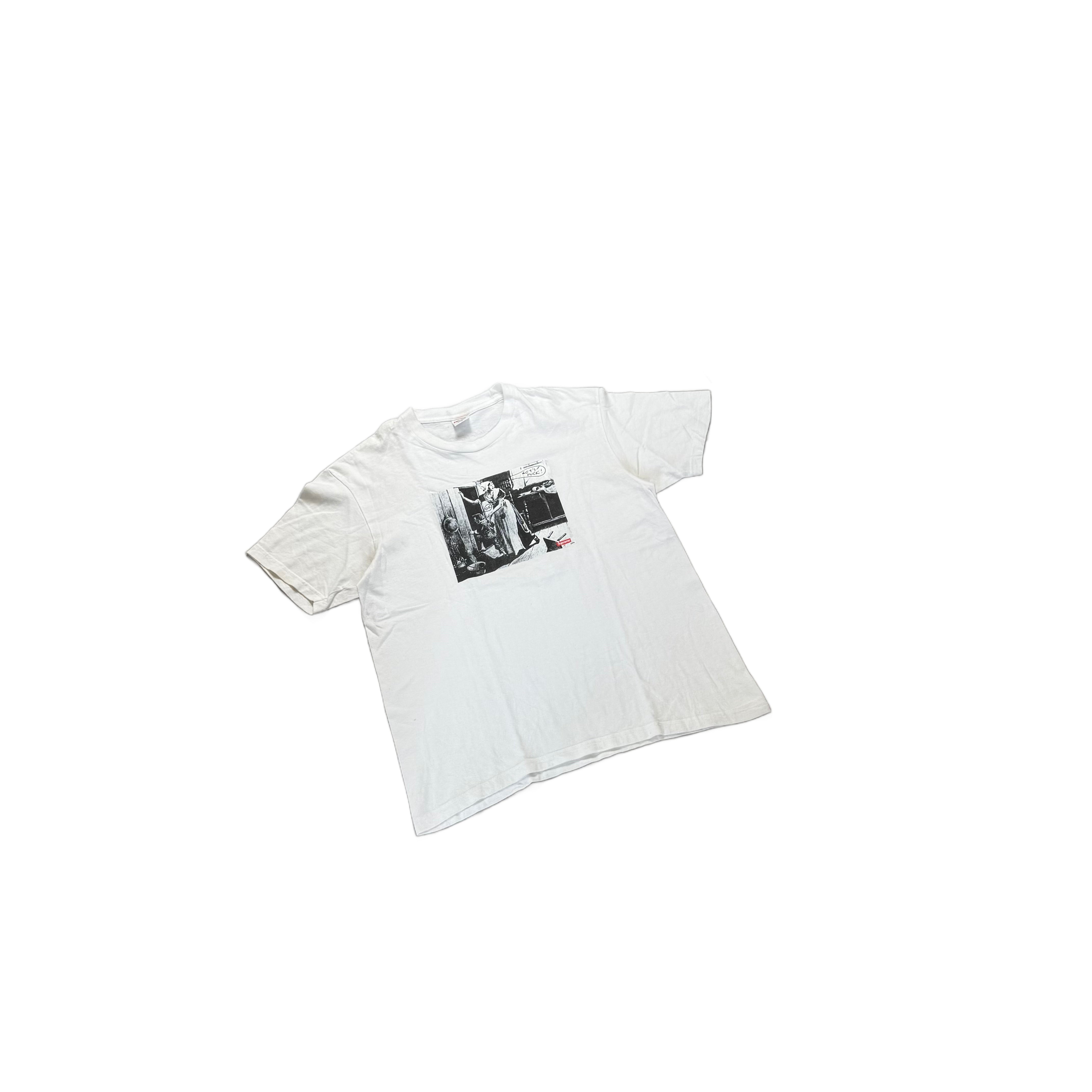 White Supreme Tee - M