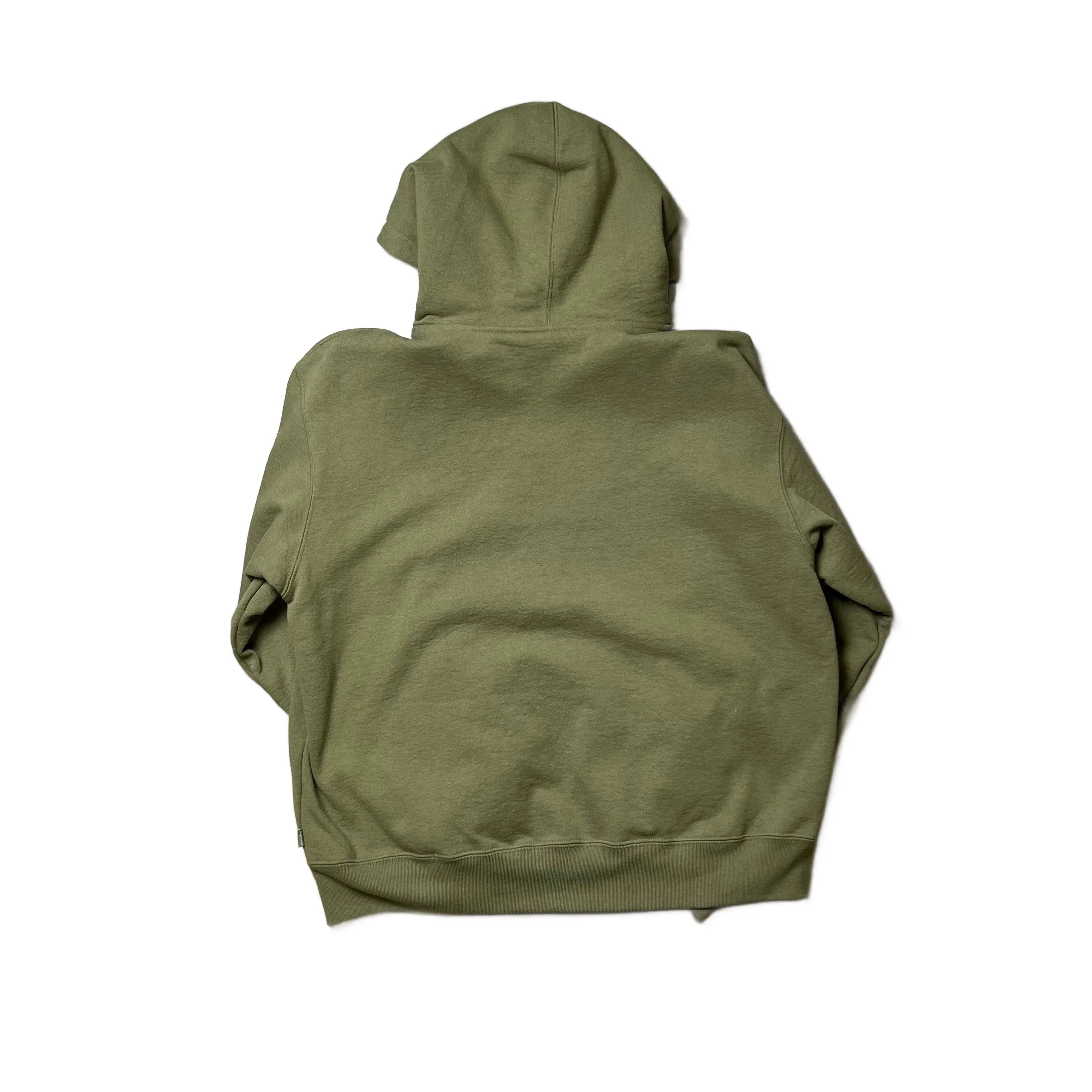 BNWT Green Supreme Zip Up Hoodie - M