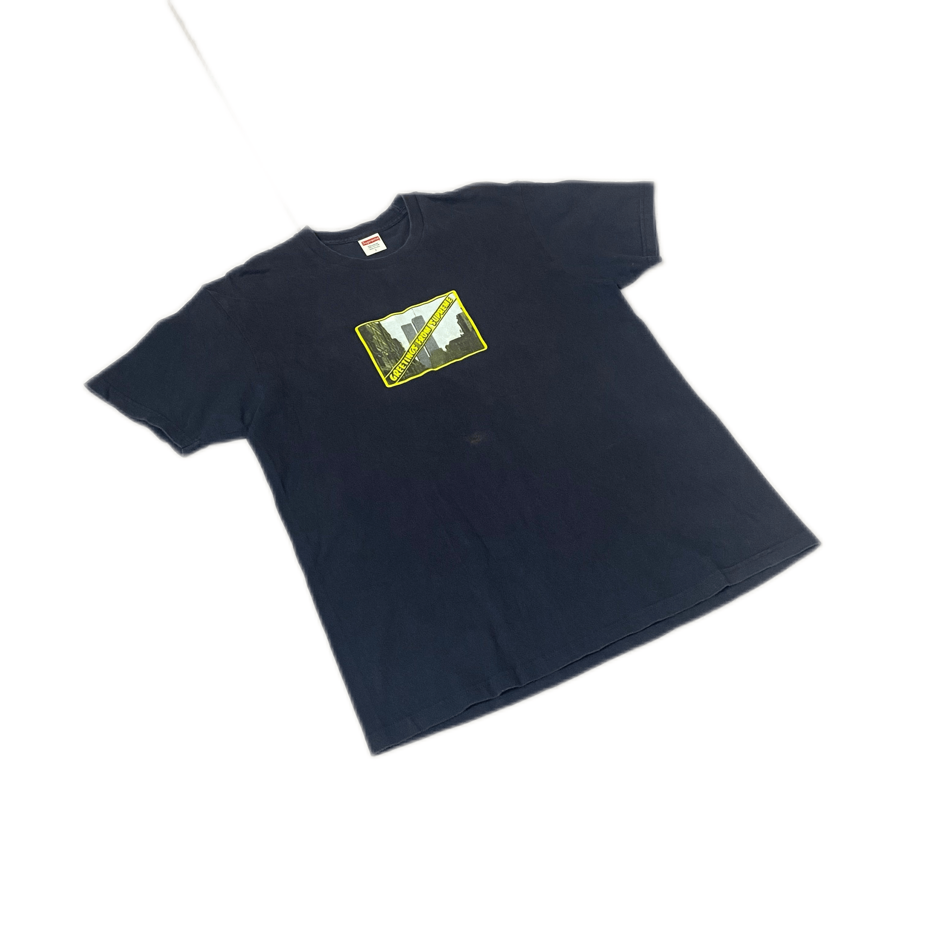 Navy Blue Supreme Tee - L