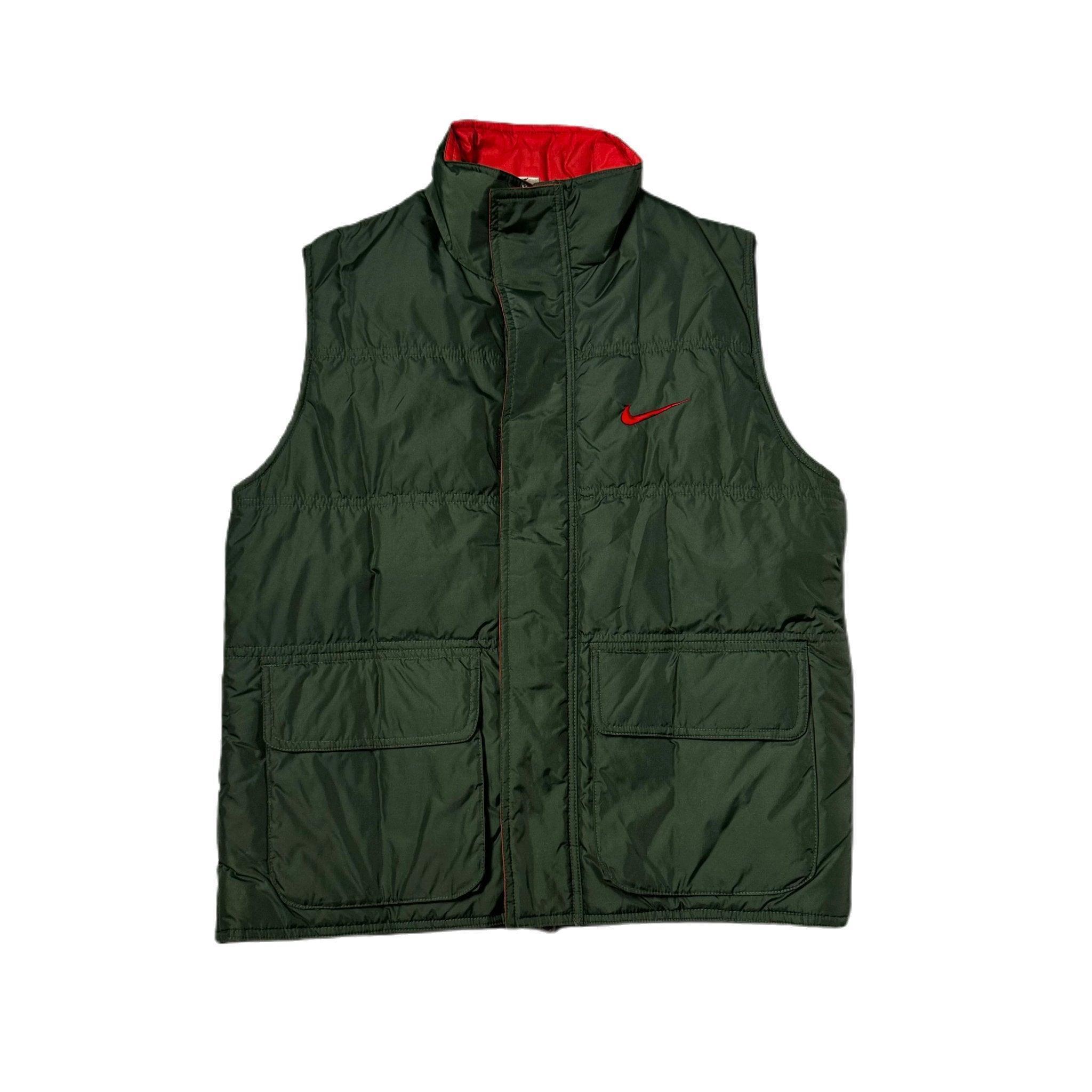 Vintage Green Nike Gilet - XS