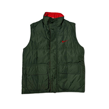 Vintage Green Nike Gilet - XS