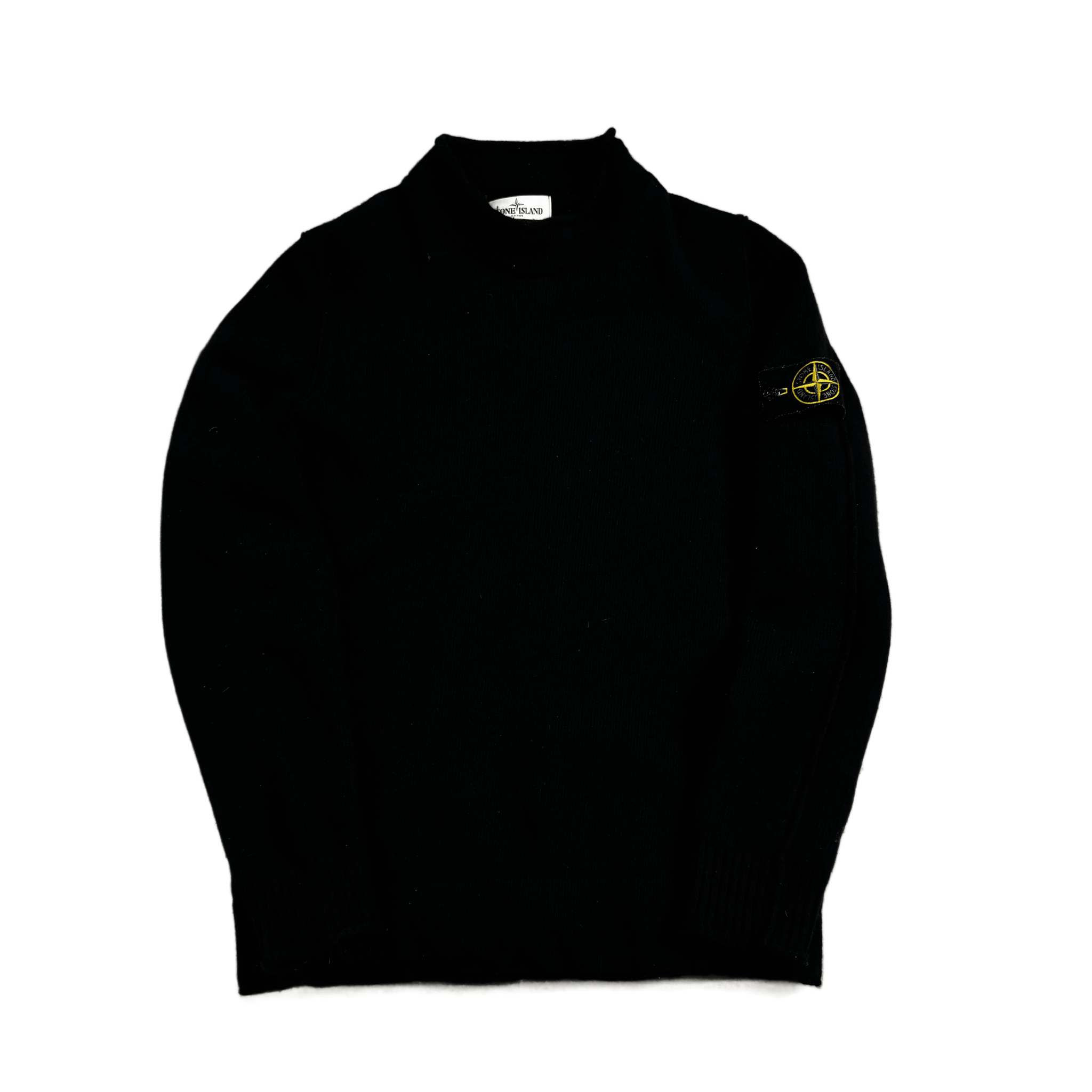 Navy Blue Stone Island Knitted Sweatshirt - XL (Recommended Size - L)