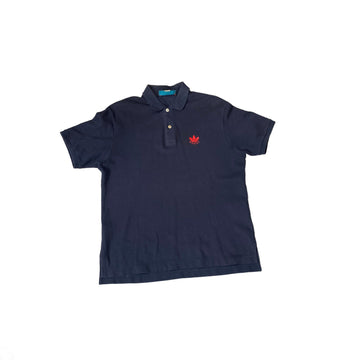 Navy Blue Gucci x Adidas Polo Shirt - L