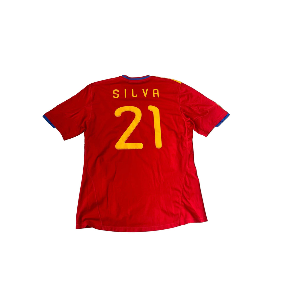 2009 - 10 Spain Home ‘Silva’ Shirt - XL
