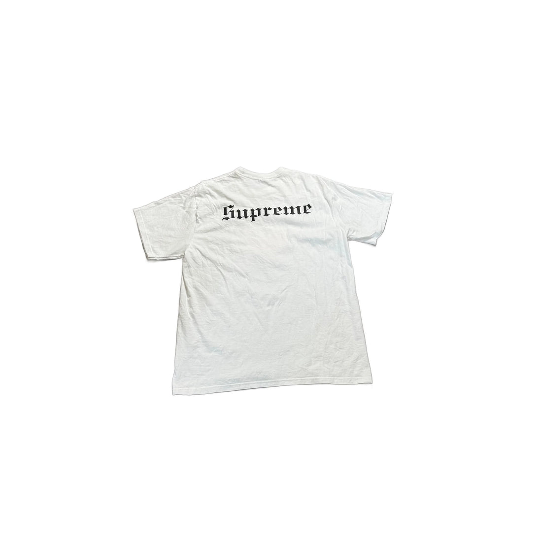 White Supreme Tee - L