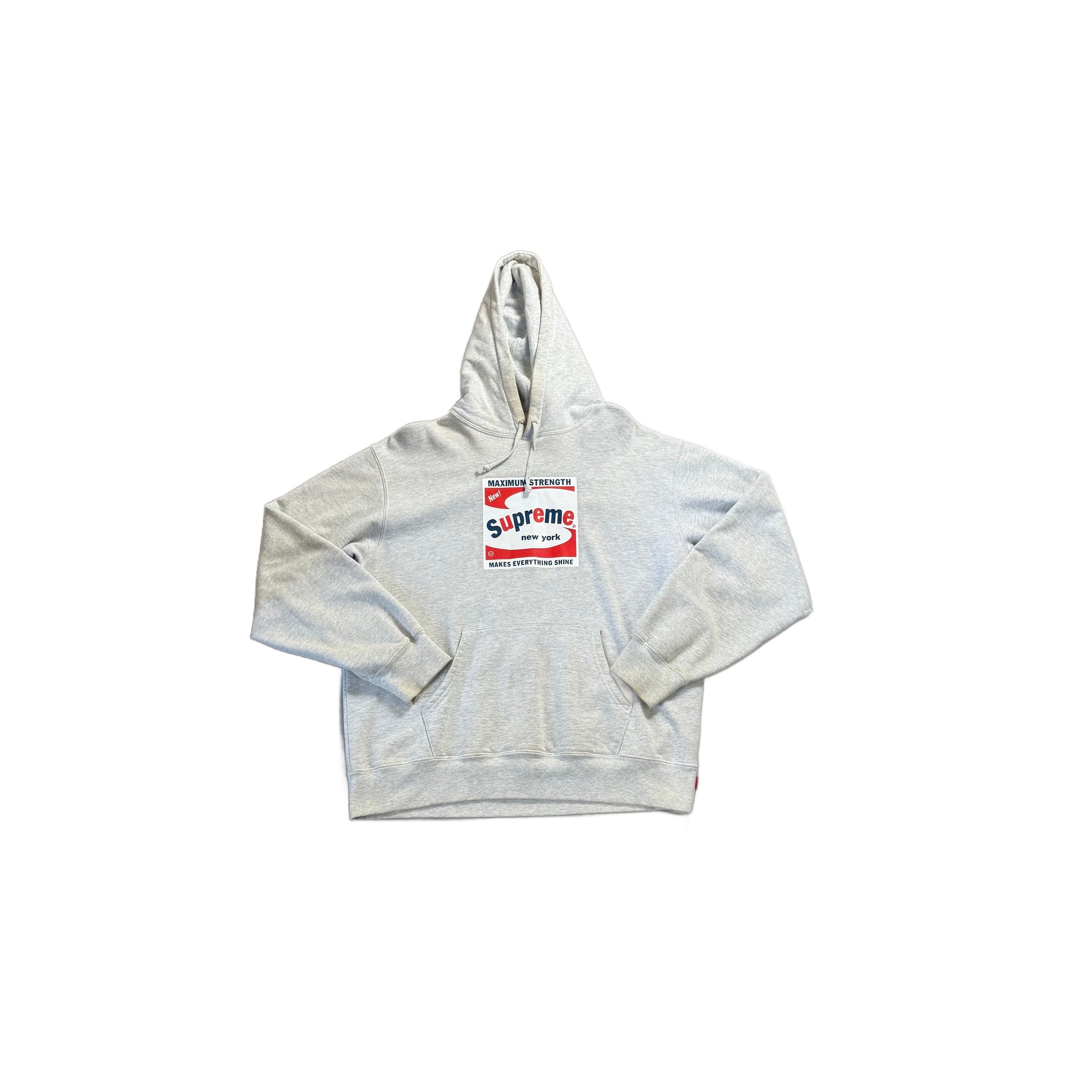 Grey Supreme Hoodie - M