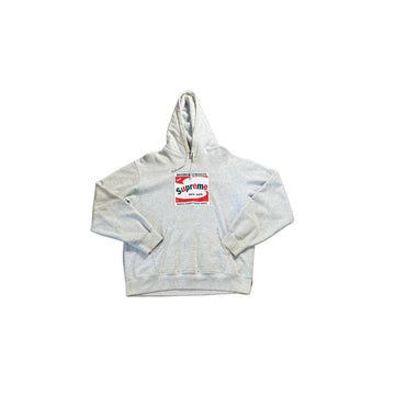 Grey Supreme Hoodie - M