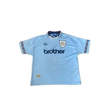 1993 - 95 Manchester City Home Shirt - XXL