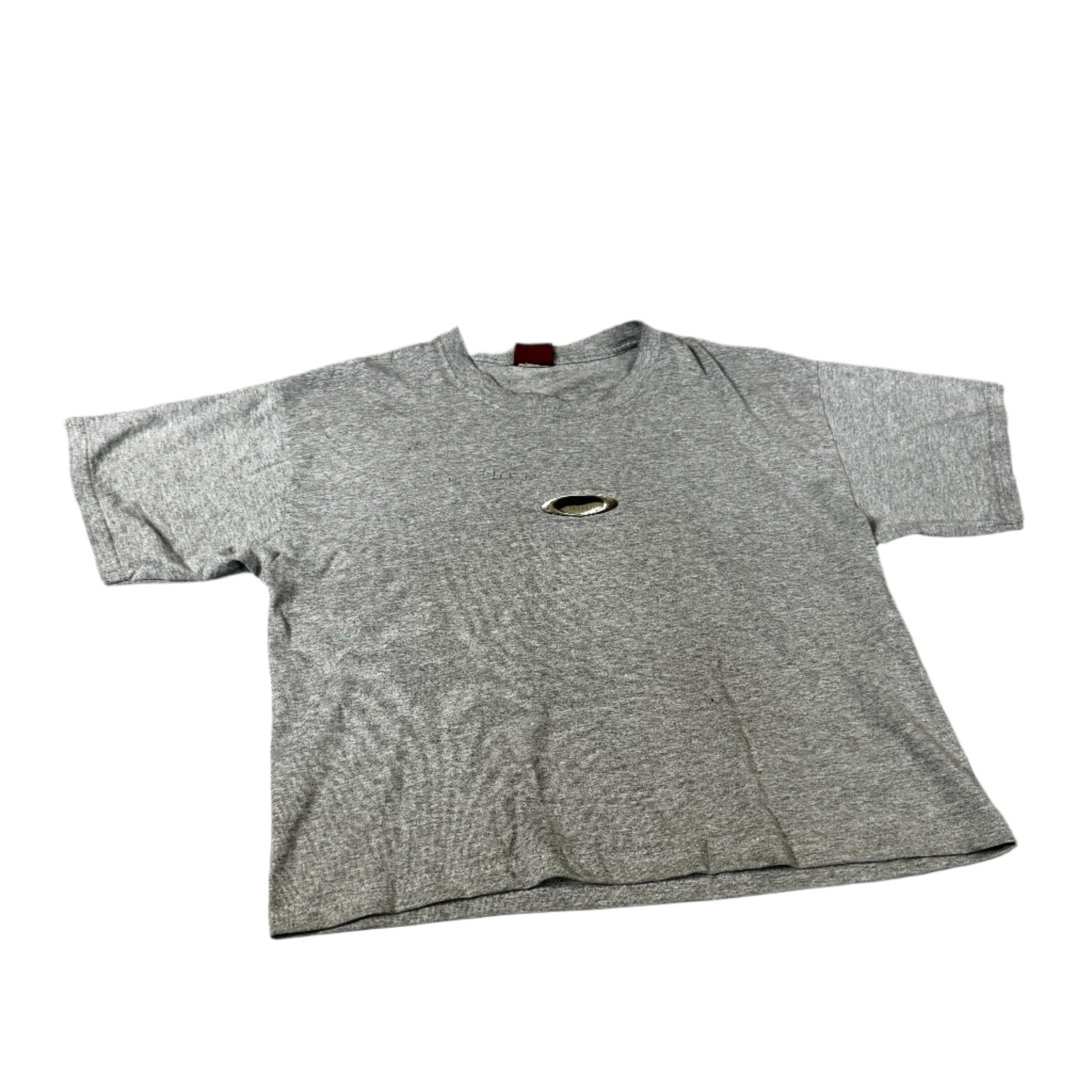 Grey Oakley Tee - L (Cropped)