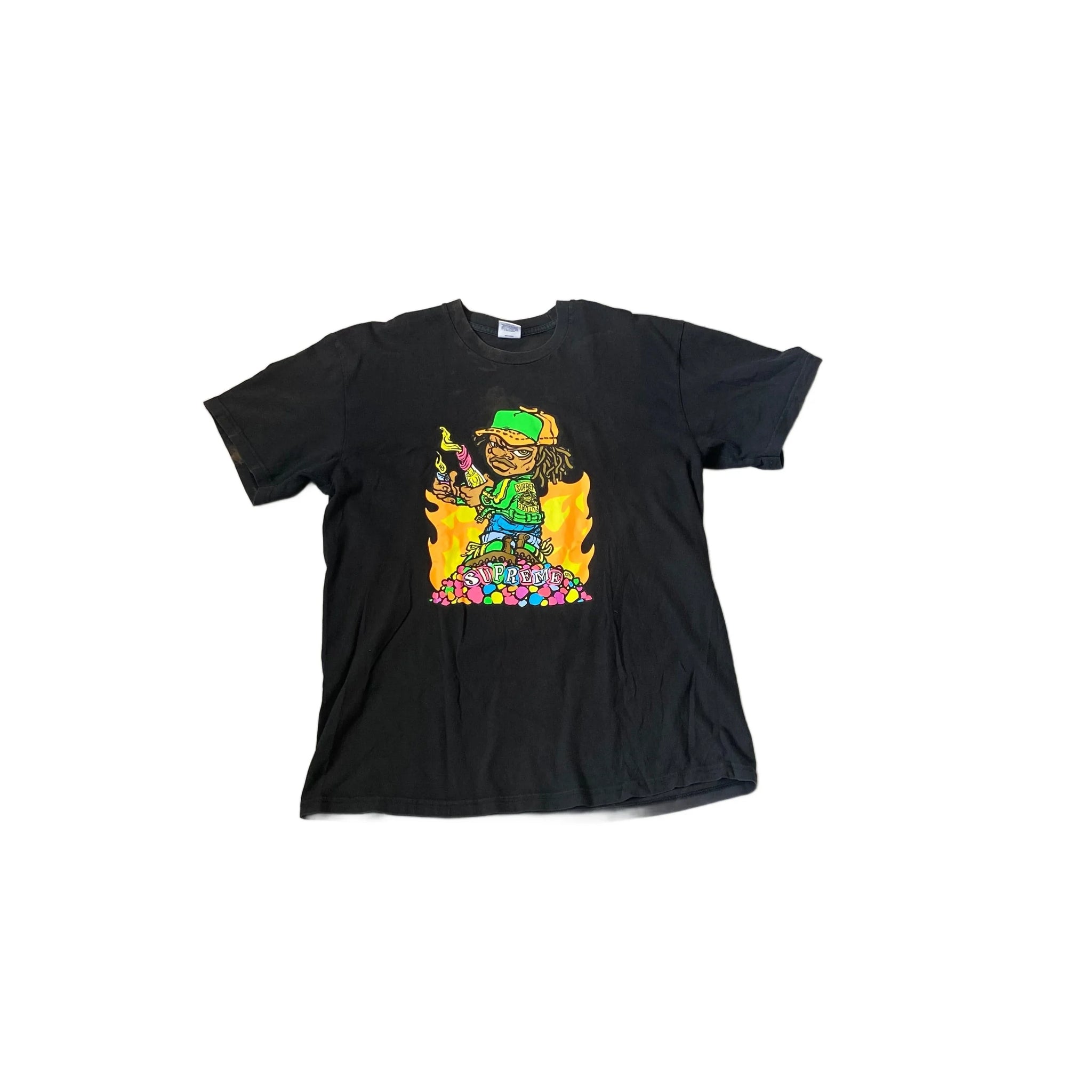 Black Supreme Tee - L