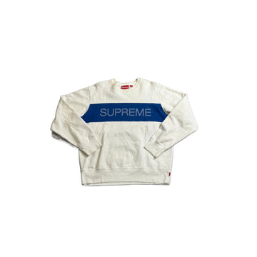 White Supreme Sweatshirt - L