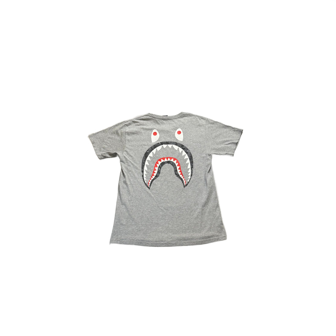 Grey Stussy x A Bathing Ape (BAPE) Tee - M