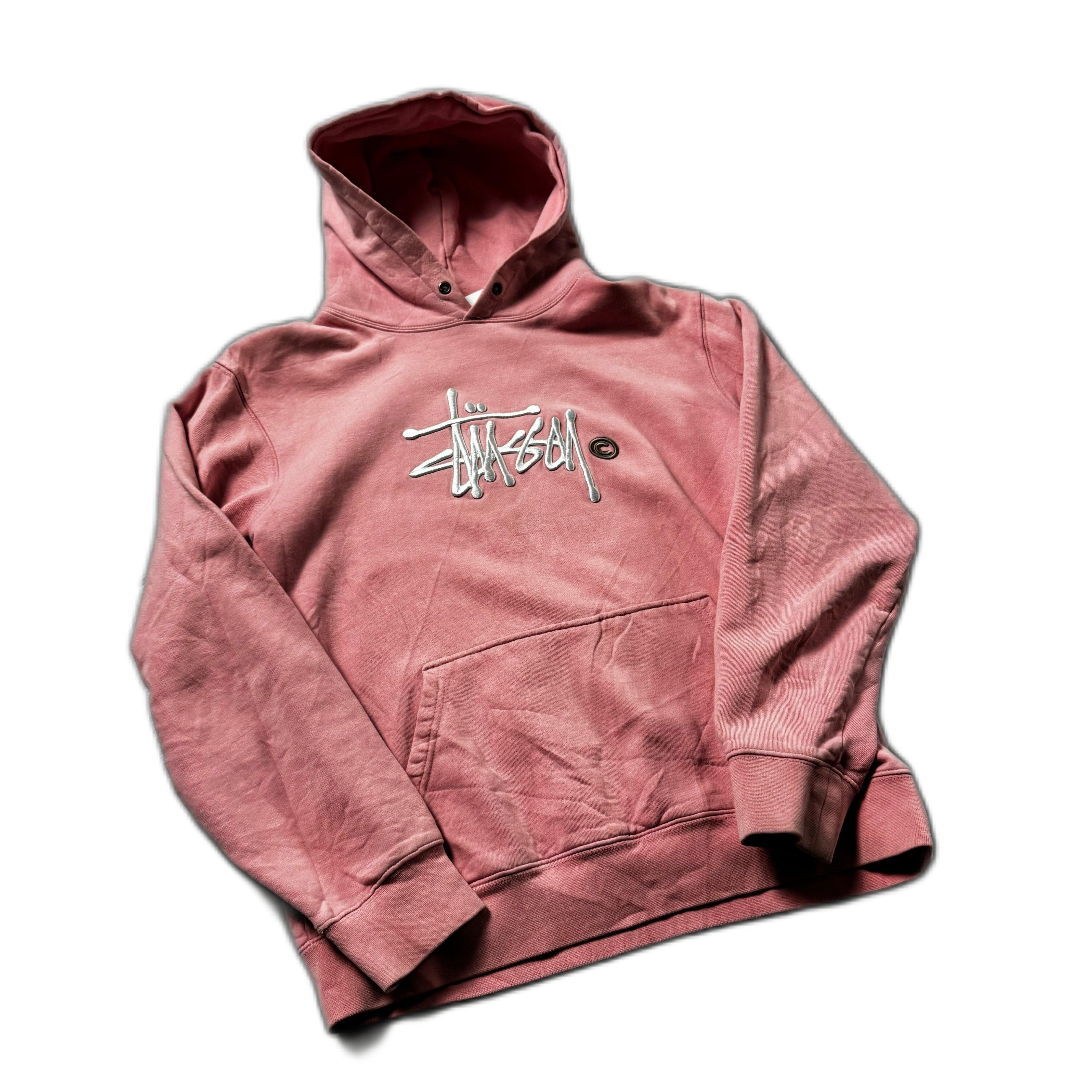 Pink Stussy Hoodie - M