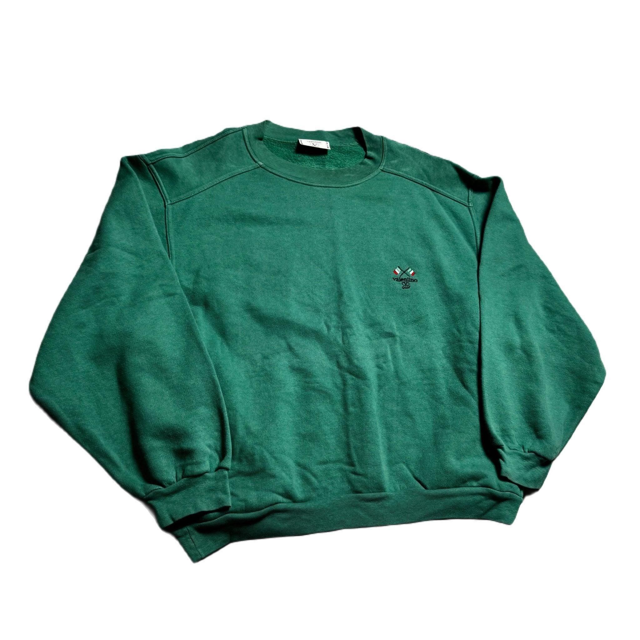 Vintage 90s Green Valentino Sweatshirt - M