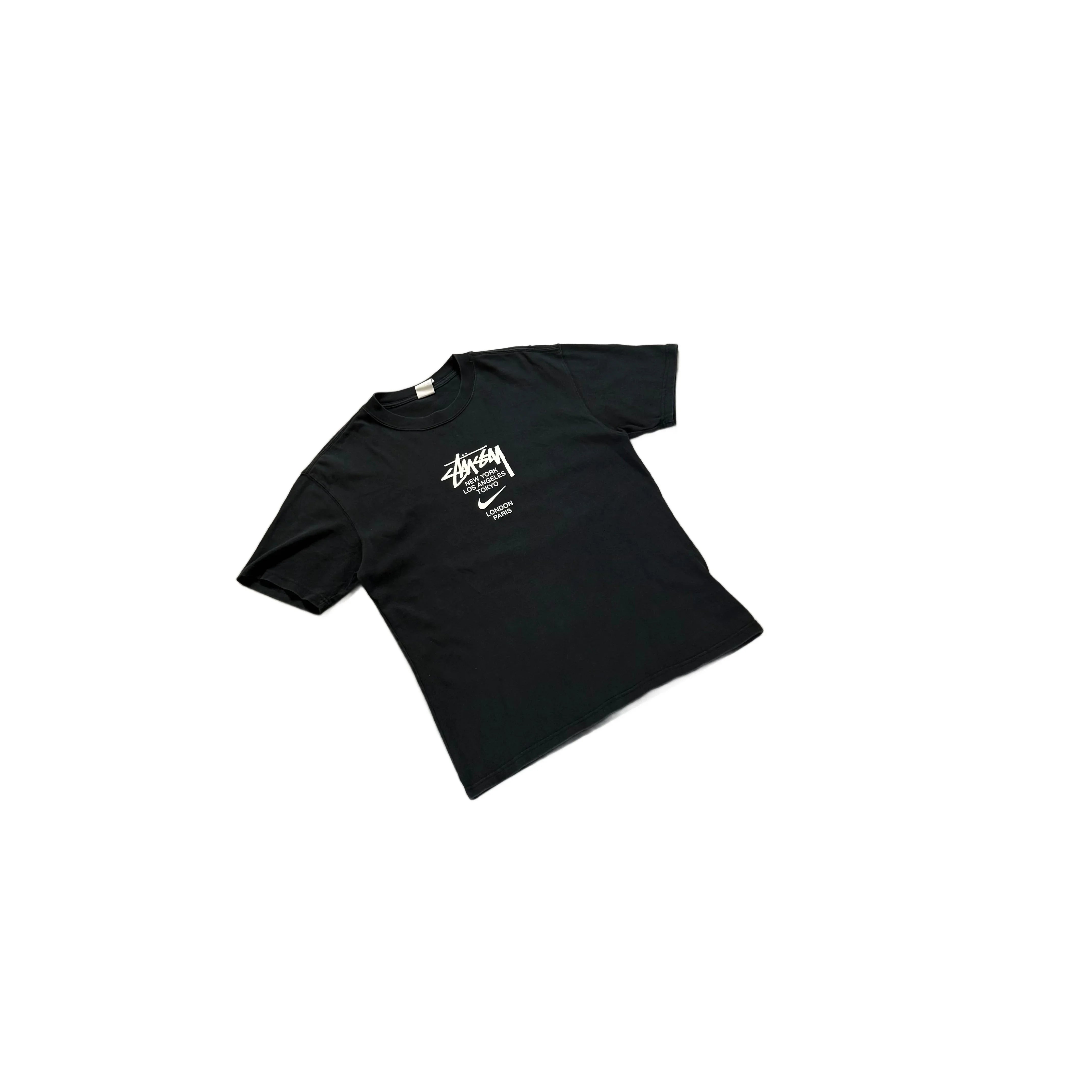 Black Stussy x Nike Tee - M