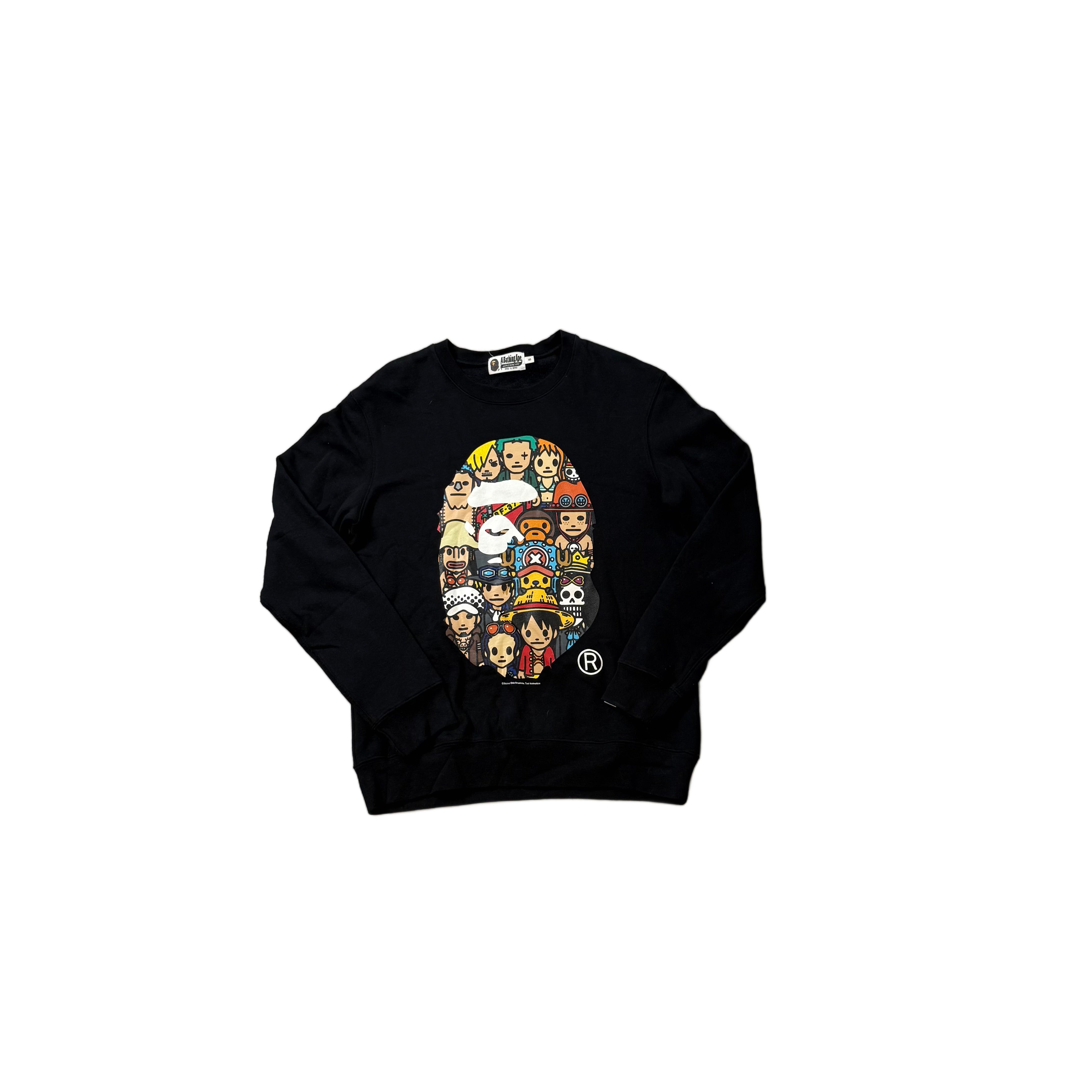 Black A Bathing Ape (BAPE) x One Piece Sweatshirt - M