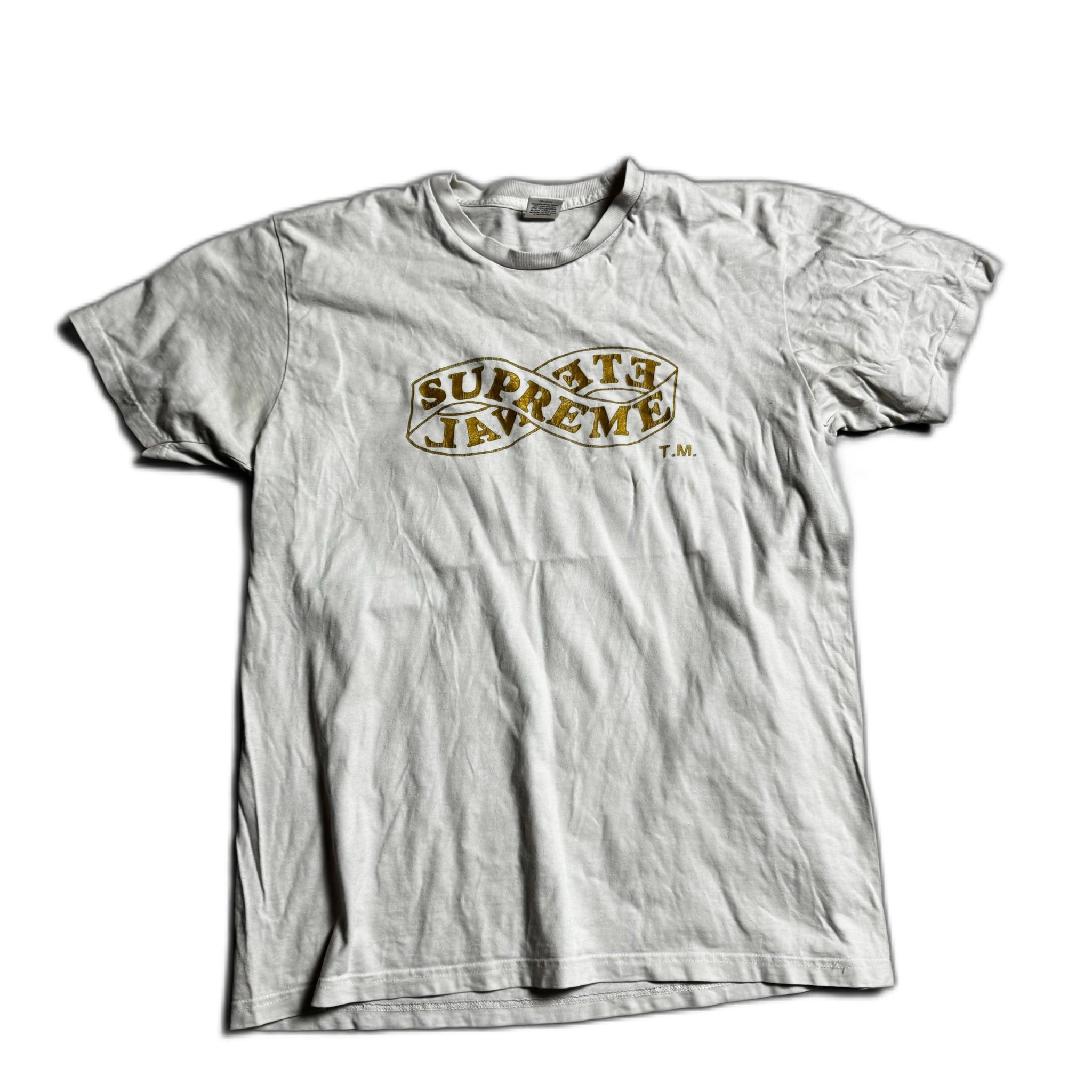 White Supreme Tee - L