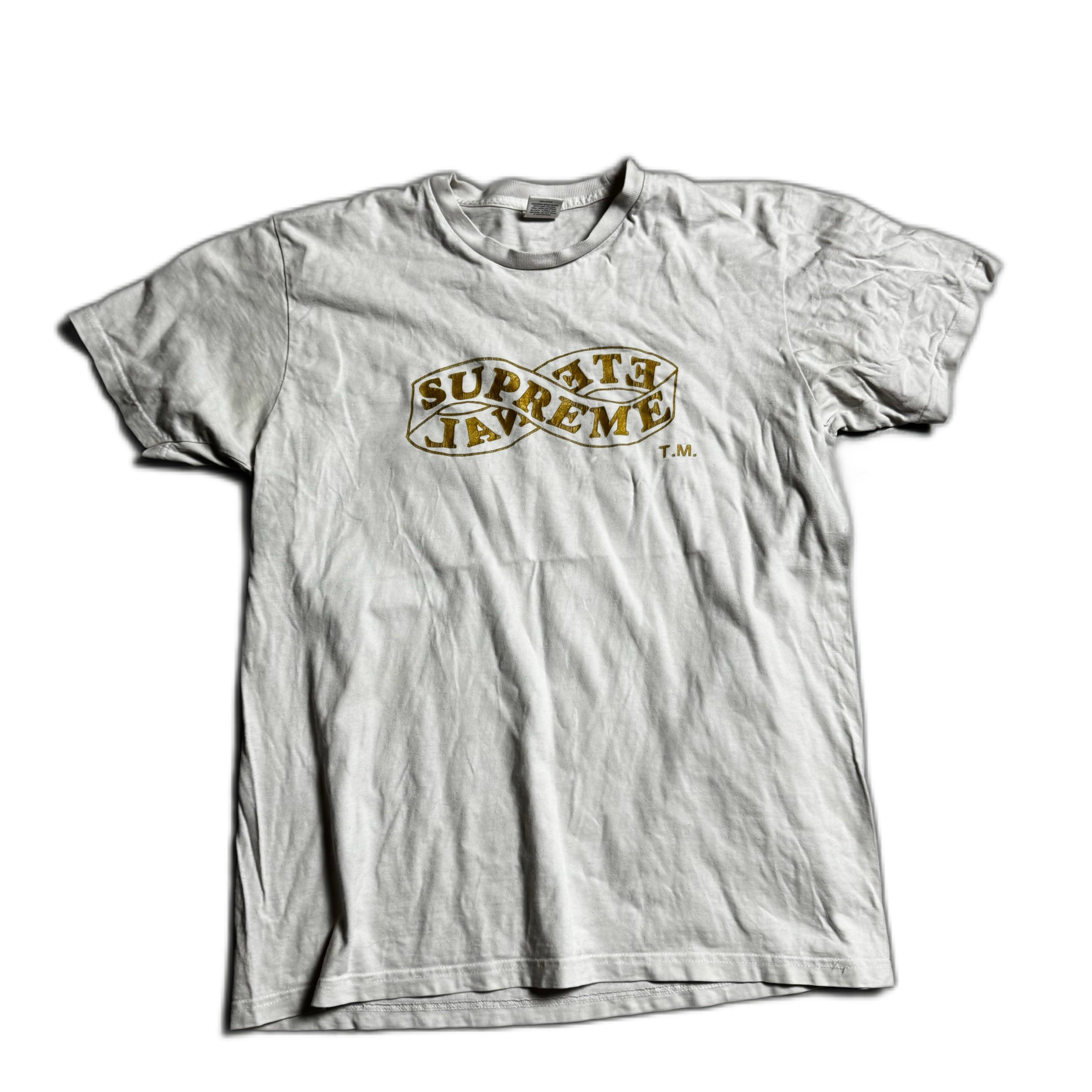 White Supreme Tee - L